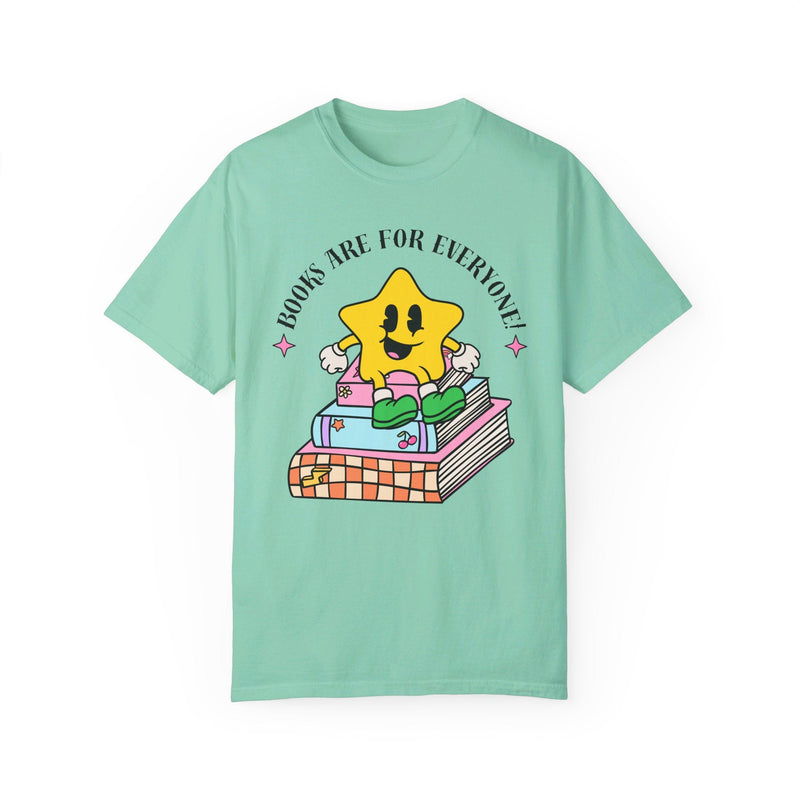 Cute Reading Teacher Tee Shirt for Book Lover: Books Are For Everyone! - Opal and June