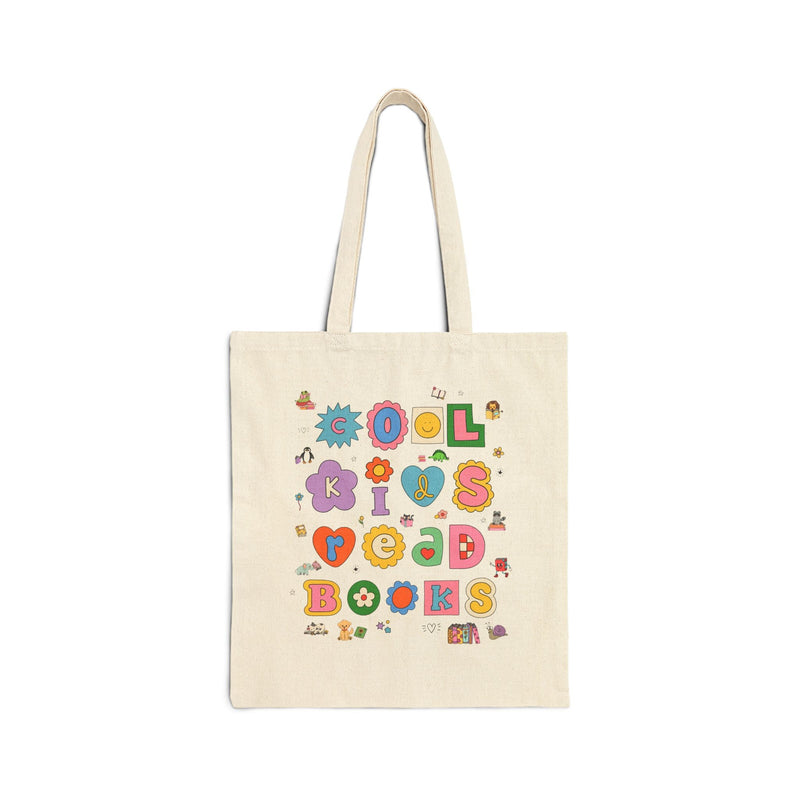 Cute Reading Teacher Tote Bag for School Librarian or Elementary School Teacher - Opal and June