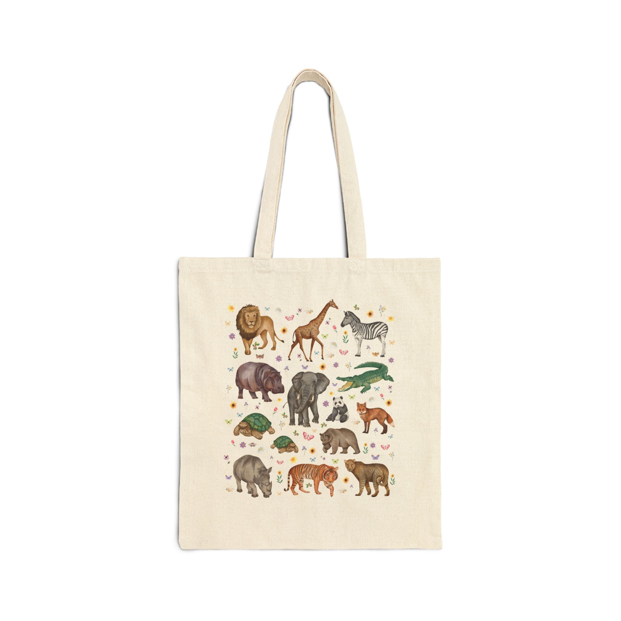 Cute Safari Animal Tote - Opal and June