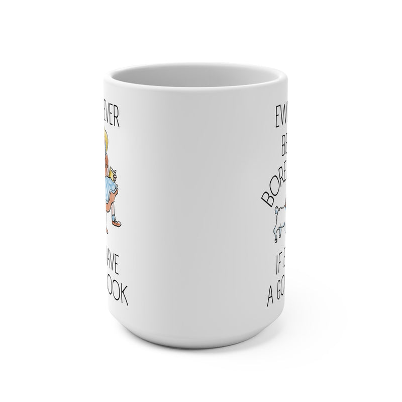 Cute School Librarian Coffee Mug for Reading Teacher or Second Grade Teacher, Funny Bookish Mug for Book Lover, Eclectic Grandmacore Vibe - Opal and June