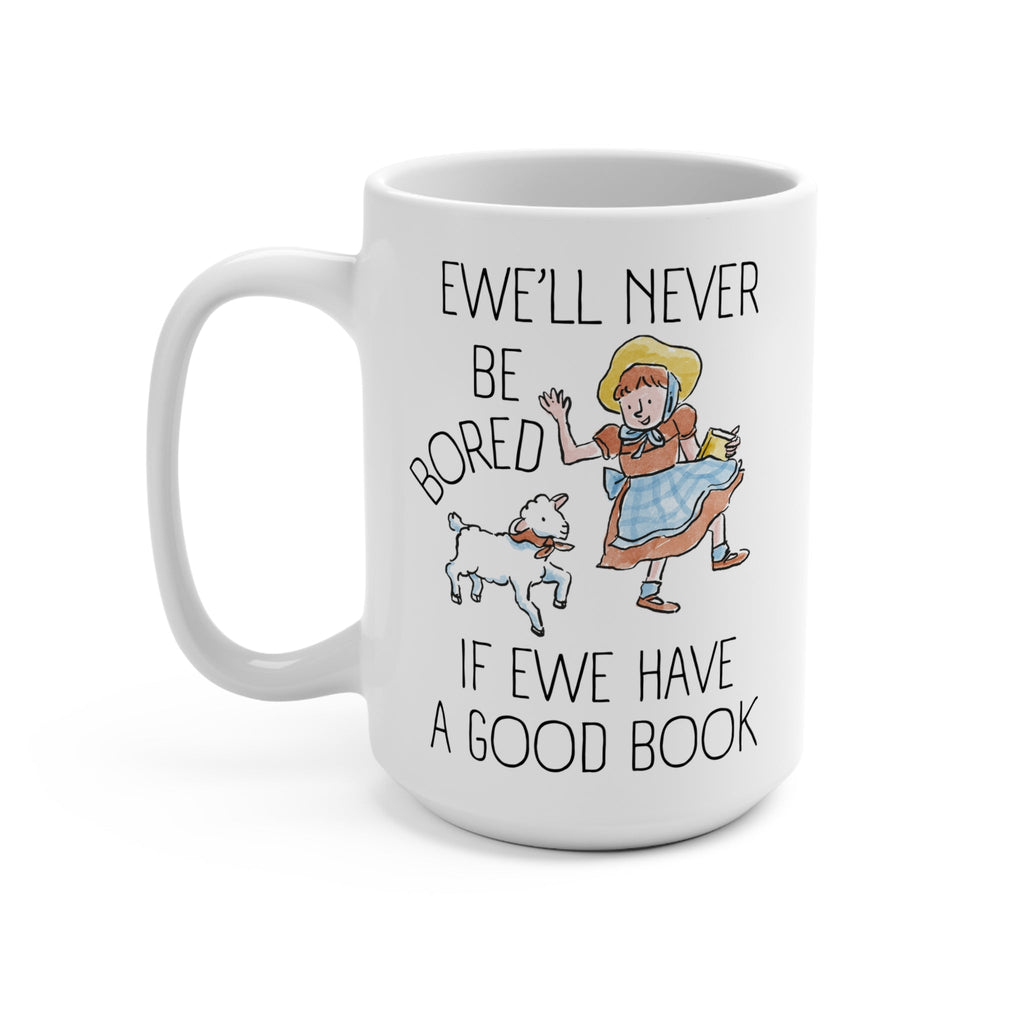 Cute School Librarian Coffee Mug for Reading Teacher or Second Grade Teacher, Funny Bookish Mug for Book Lover, Eclectic Grandmacore Vibe - Opal and June