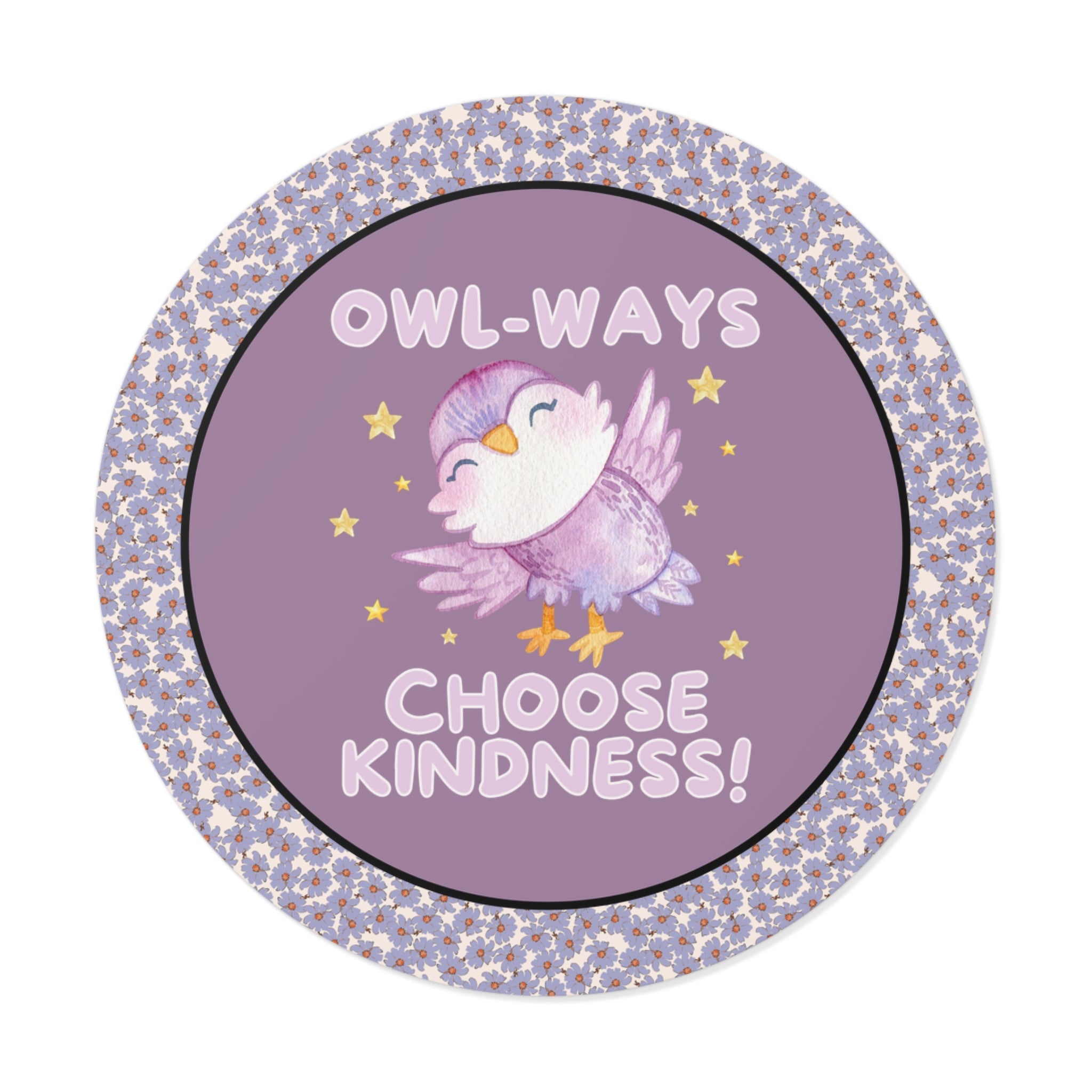 Cute School Teacher Gift School Librarian Sticker for Friend Who Loves Owls: Owl - Ways Choose Kindness! Positive Affirmation Gift for Teacher - Opal and June