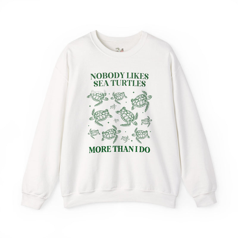 Cute Sea Turtle Sweatshirt for Marine Biologist, Science Major Who Loves the Beach, Funny Saying Animal Lover Gift, Sister Who Loves Turtles - Opal and June