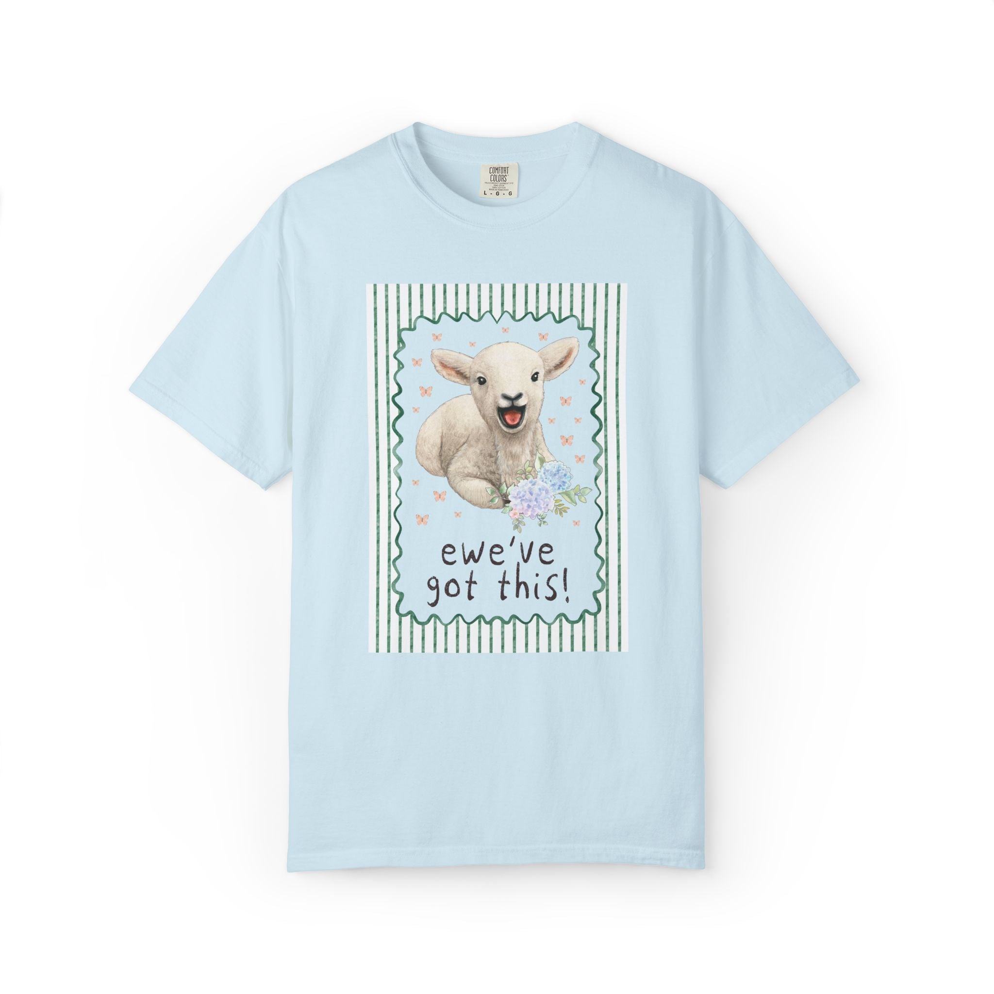 Cute Testing Day Tee Shirt with Cute Cottagecore Lamb: Ewe've Got This! | Boho Animal Lover Tee, Matching Elementary School Teaching Week - Opal and June