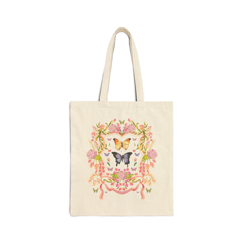 Cute Tote Bag with Boho Butterflies - Opal and June