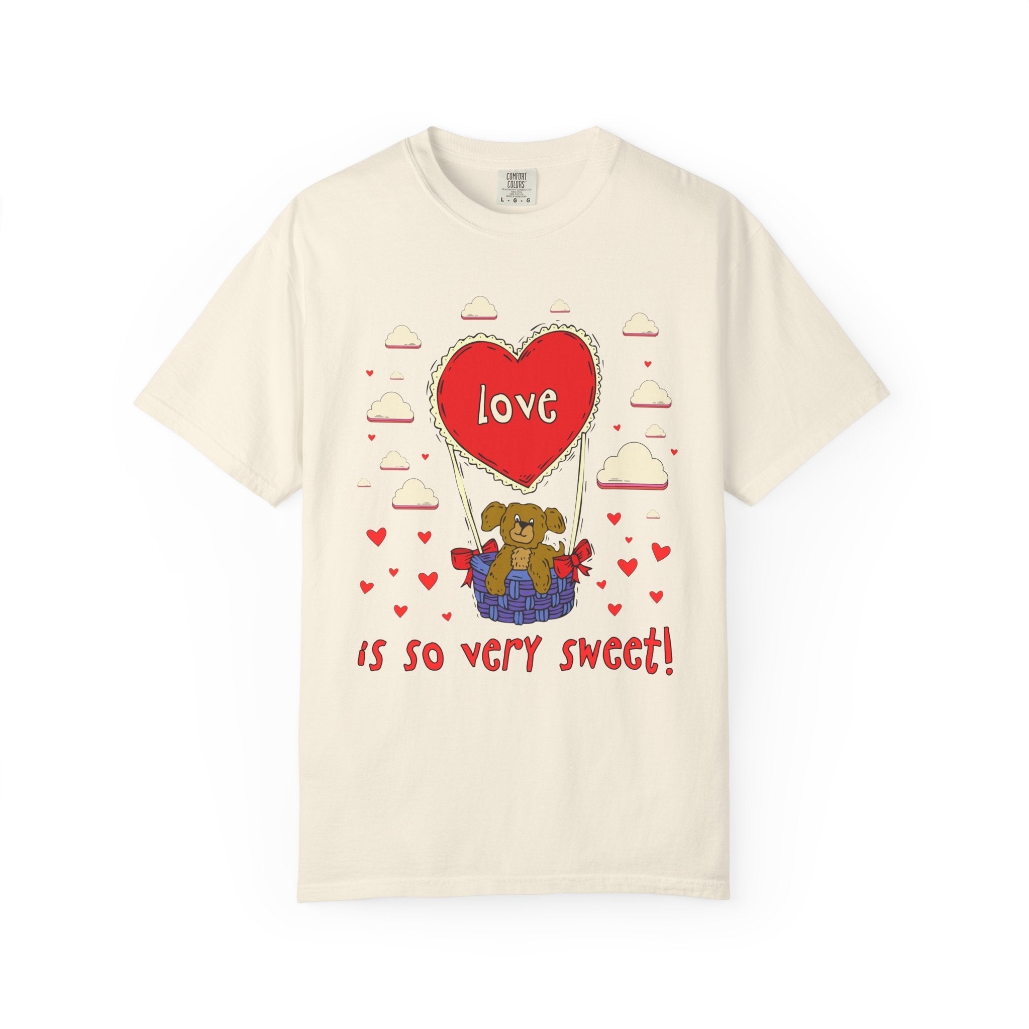Cute Valentine's Day Tee Shirt for Couples or Friend Who Loves Celebrating Love: Love is So Very Sweet! | 90s Aesthetic Animal Lover Tee - Opal and June