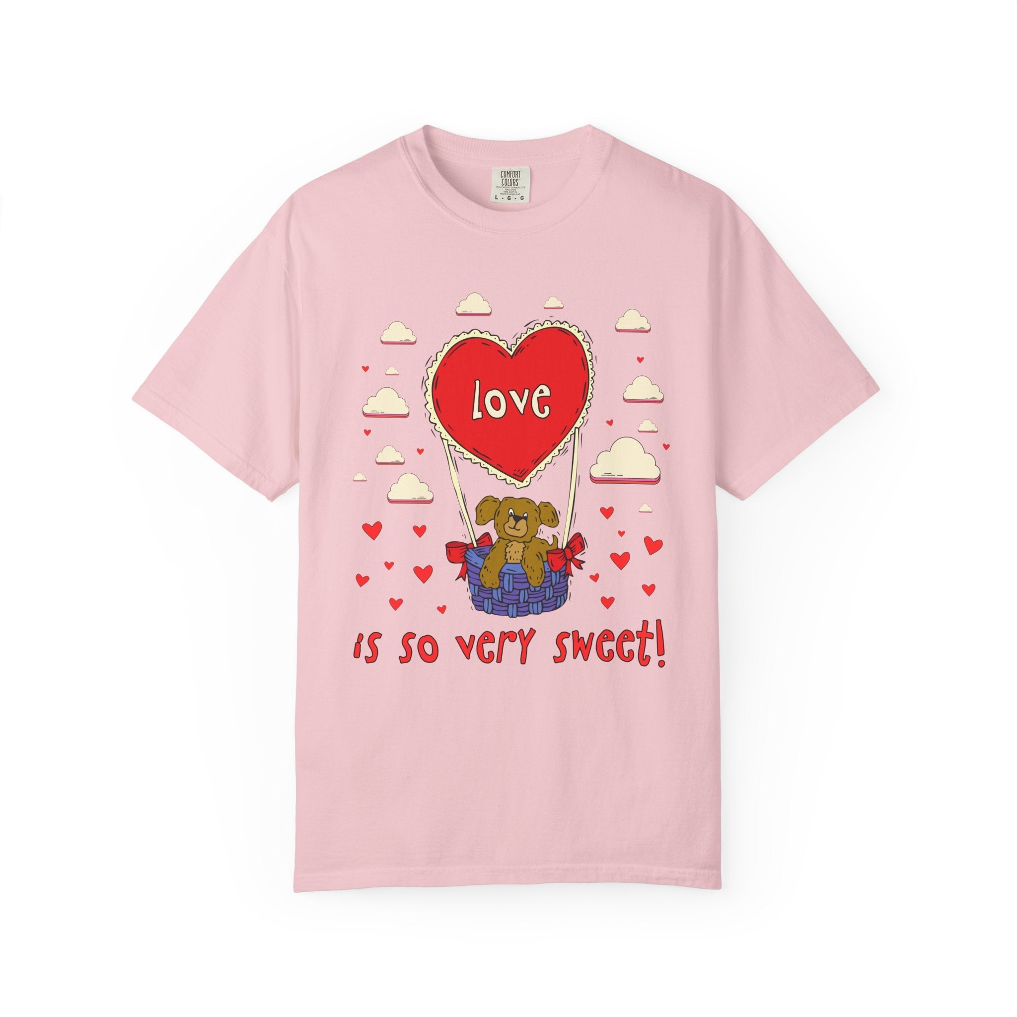 Cute Valentine's Day Tee Shirt for Couples or Friend Who Loves Celebrating Love: Love is So Very Sweet! | 90s Aesthetic Animal Lover Tee - Opal and June