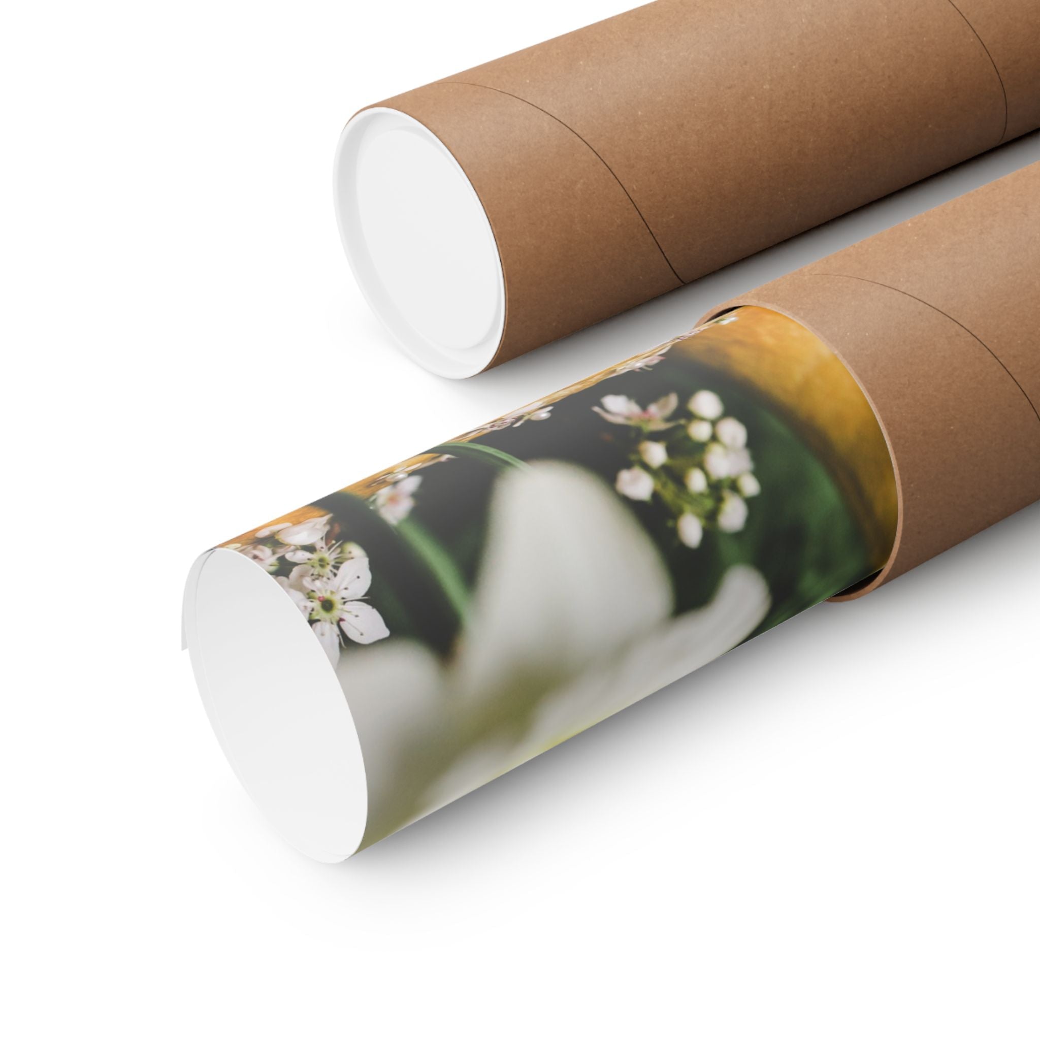 Daffodil Flower Print with Bread and White Flowers - Opal and June