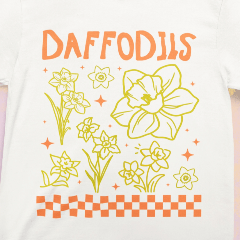 Daffodil Flower T-Shirt - Opal and June
