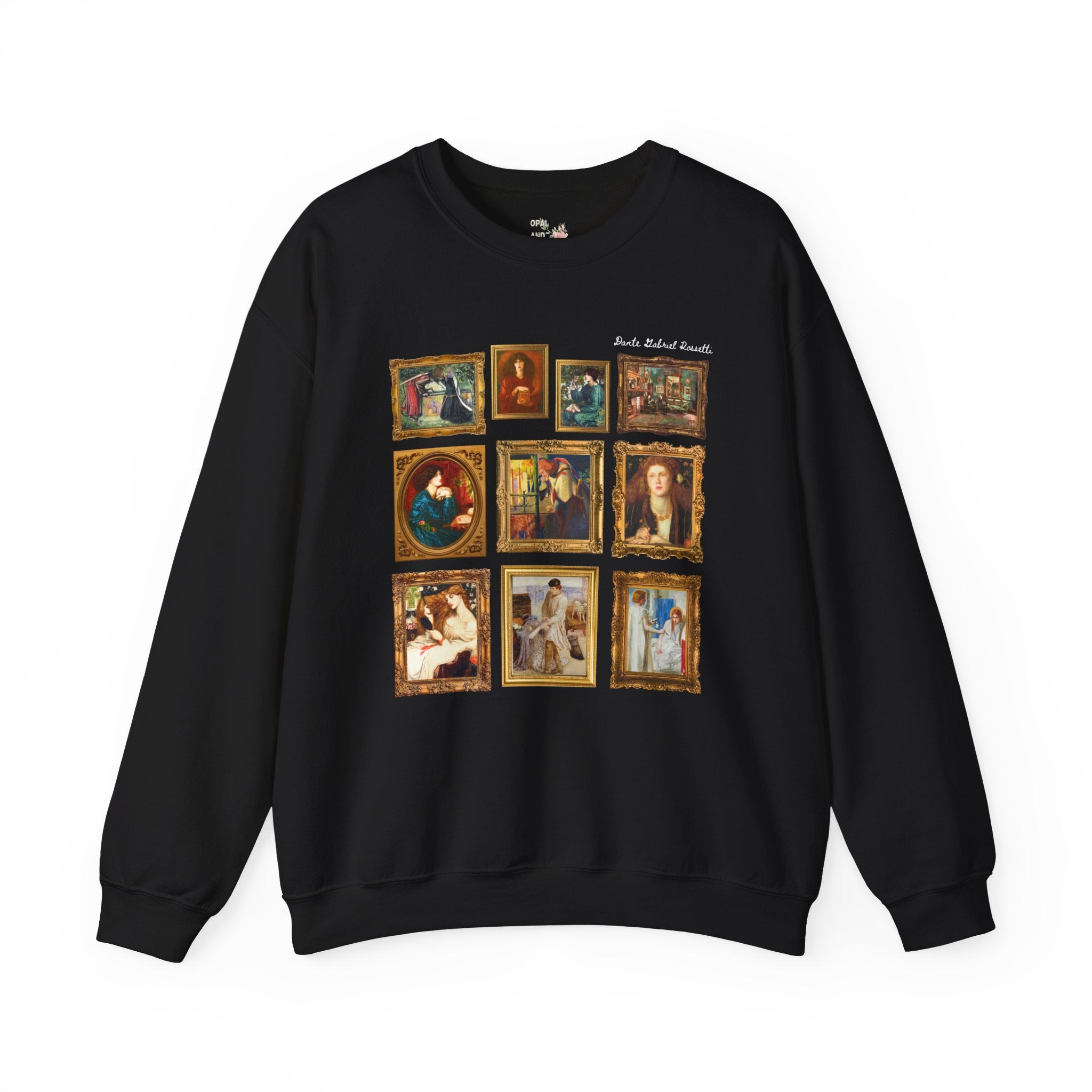 Dante Gabriel Rossetti Art History Sweatshirt: Pre - Raphaelite Brotherhood European Art Movement, Art Professor Gift, Humanities Major Shirt - Opal and June