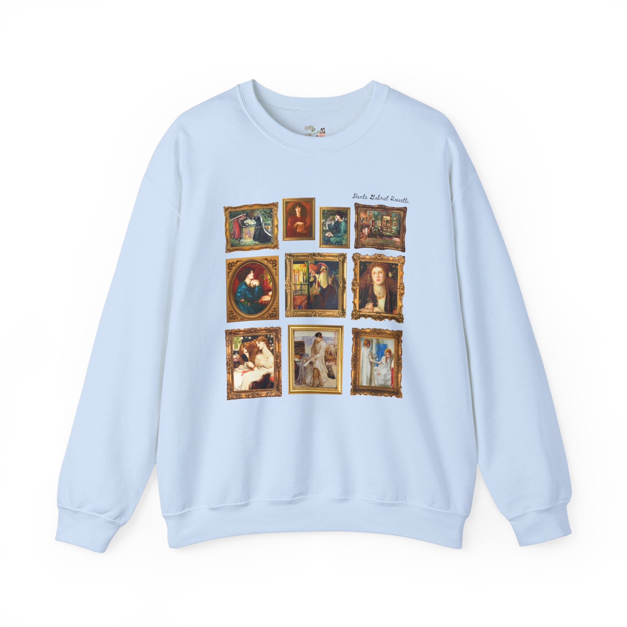 Dante Gabriel Rossetti Art History Sweatshirt: Pre - Raphaelite Brotherhood European Art Movement, Art Professor Gift, Humanities Major Shirt - Opal and June