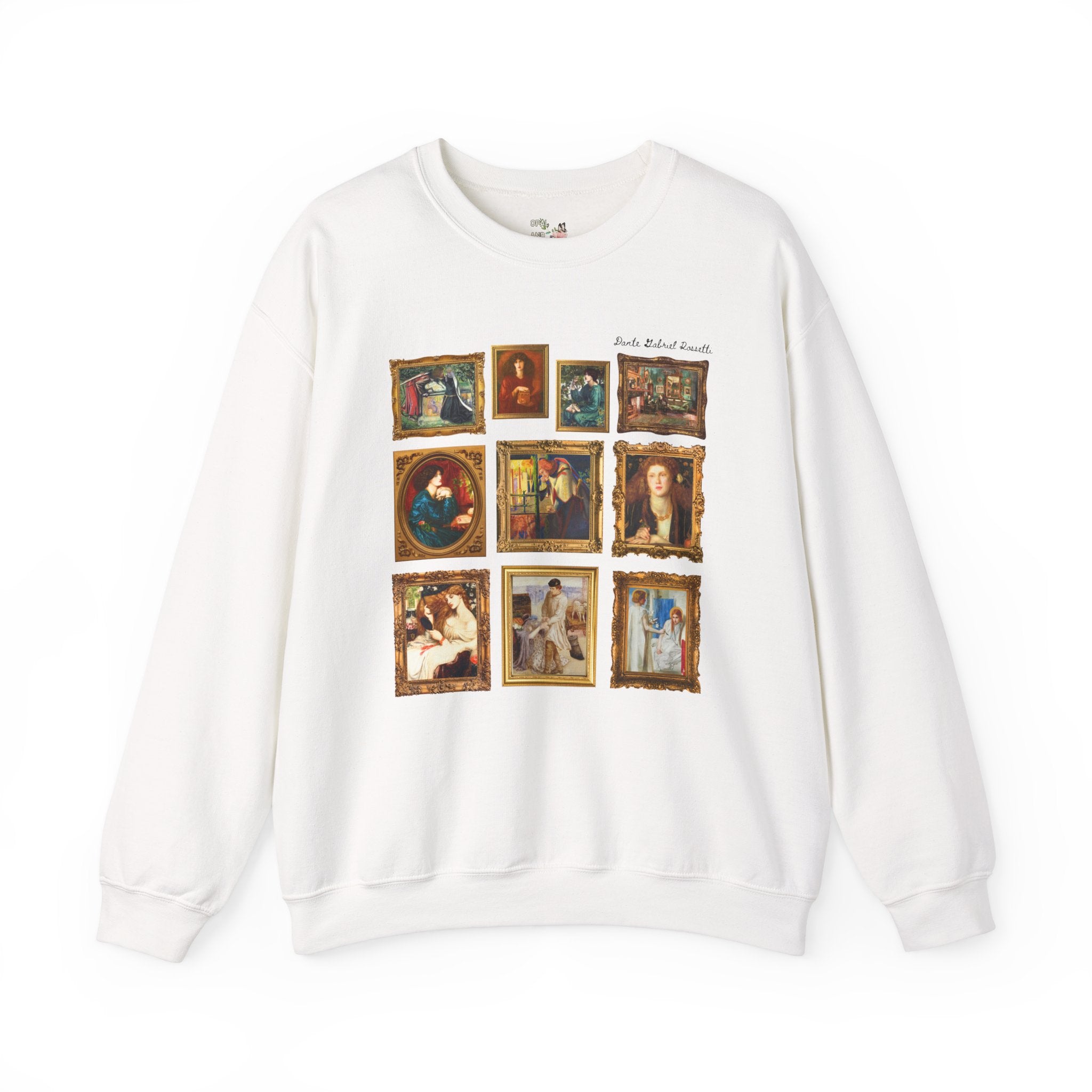 Dante Gabriel Rossetti Art History Sweatshirt: Pre - Raphaelite Brotherhood European Art Movement, Art Professor Gift, Humanities Major Shirt - Opal and June