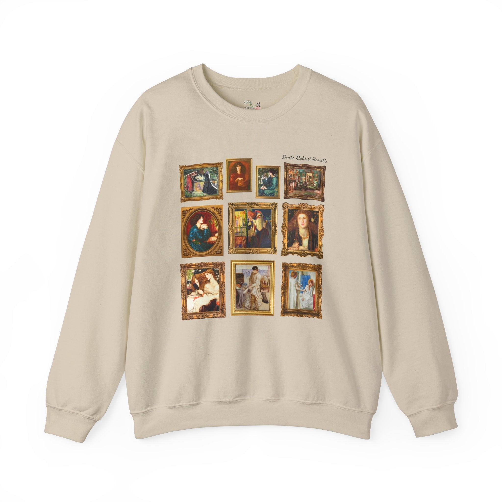 Dante Gabriel Rossetti Art History Sweatshirt: Pre - Raphaelite Brotherhood European Art Movement, Art Professor Gift, Humanities Major Shirt - Opal and June