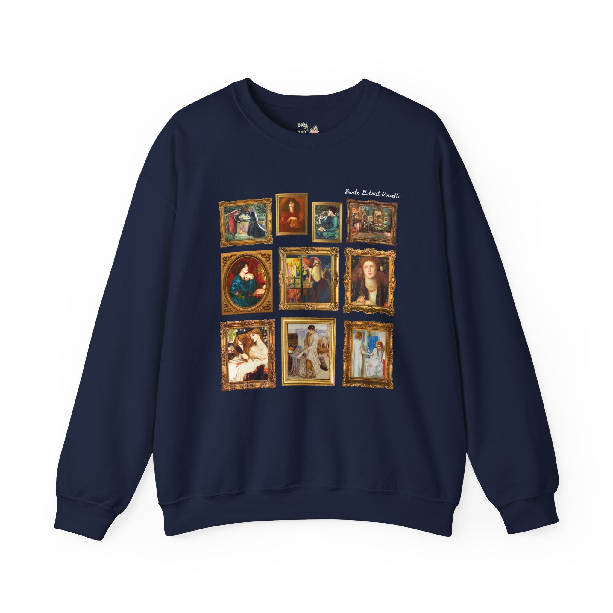 Dante Gabriel Rossetti Art History Sweatshirt: Pre - Raphaelite Brotherhood European Art Movement, Art Professor Gift, Humanities Major Shirt - Opal and June