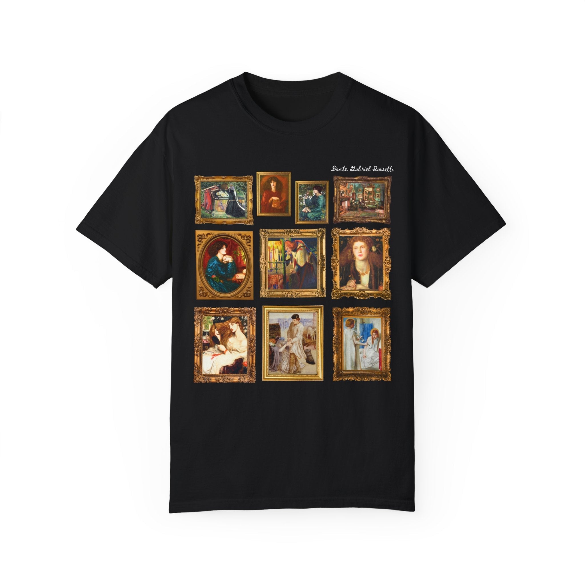 Dante Gabriel Rossetti Art History Tee Shirt: Pre - Raphaelite Brotherhood European Art Movement, Art Professor Gift, Humanities Major Tee - Opal and June