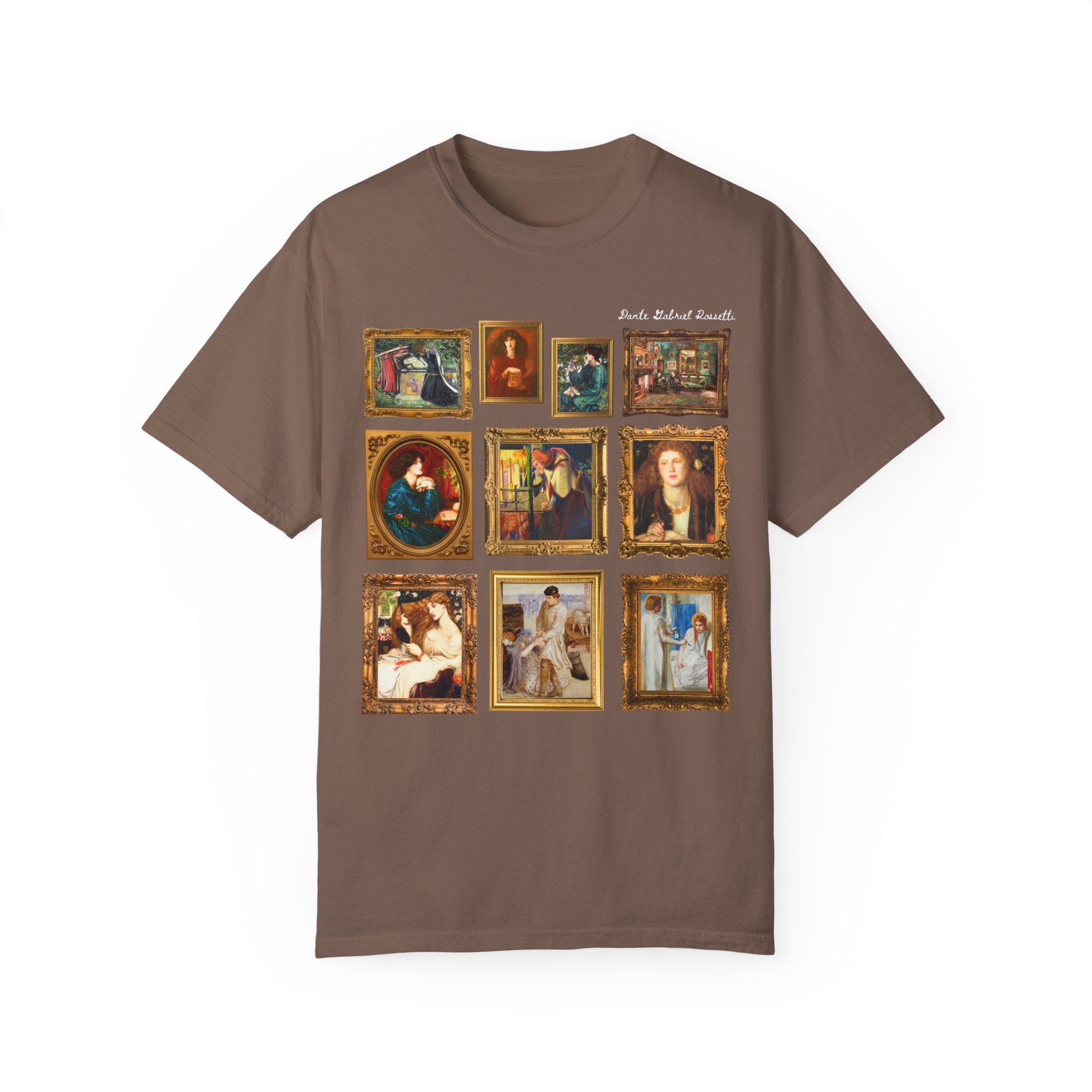 Dante Gabriel Rossetti Art History Tee Shirt: Pre - Raphaelite Brotherhood European Art Movement, Art Professor Gift, Humanities Major Tee - Opal and June