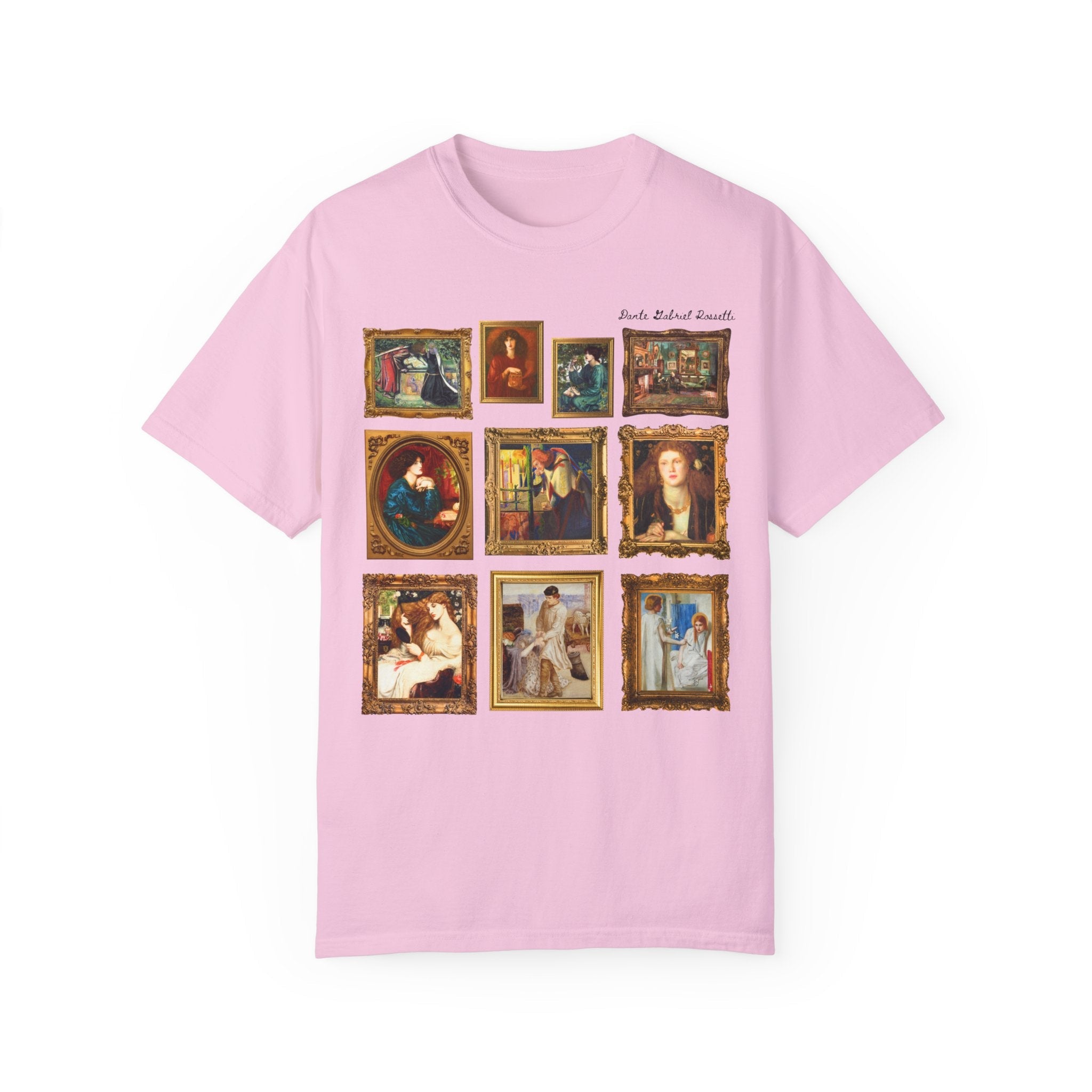 Dante Gabriel Rossetti Art History Tee Shirt: Pre - Raphaelite Brotherhood European Art Movement, Art Professor Gift, Humanities Major Tee - Opal and June