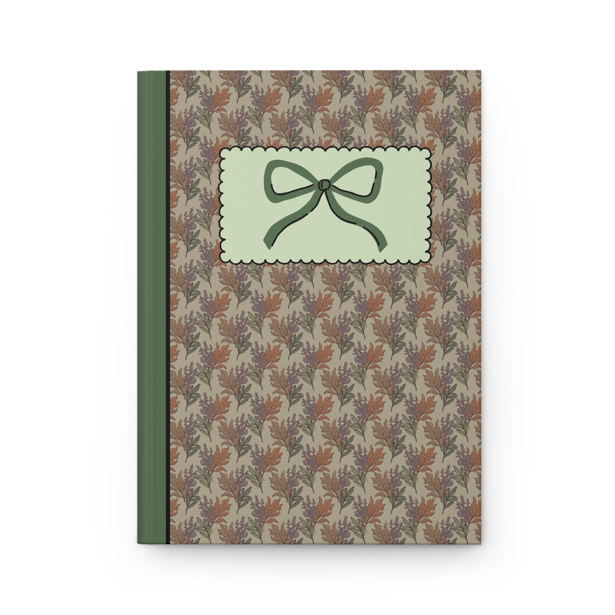 Dark Cottagecore Journal with Bow - Opal and June