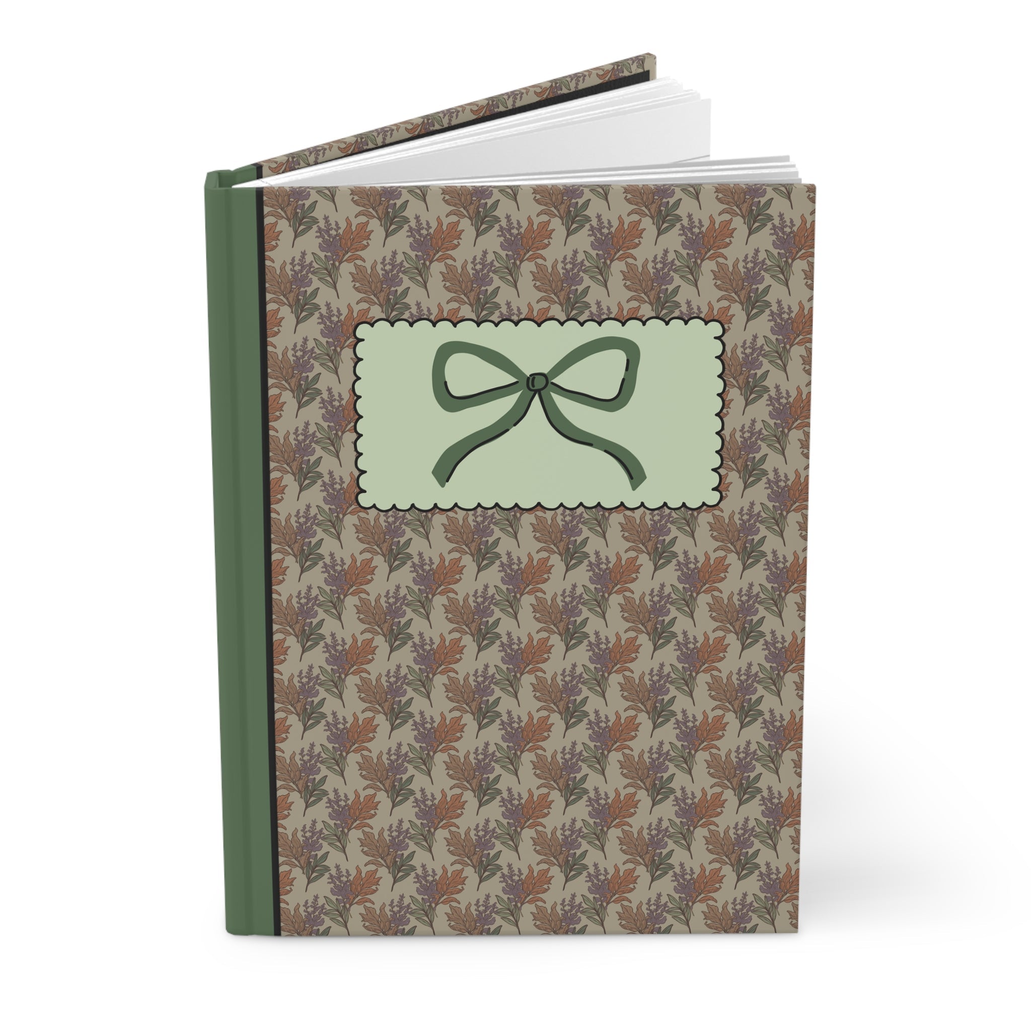 Dark Cottagecore Journal with Bow - Opal and June