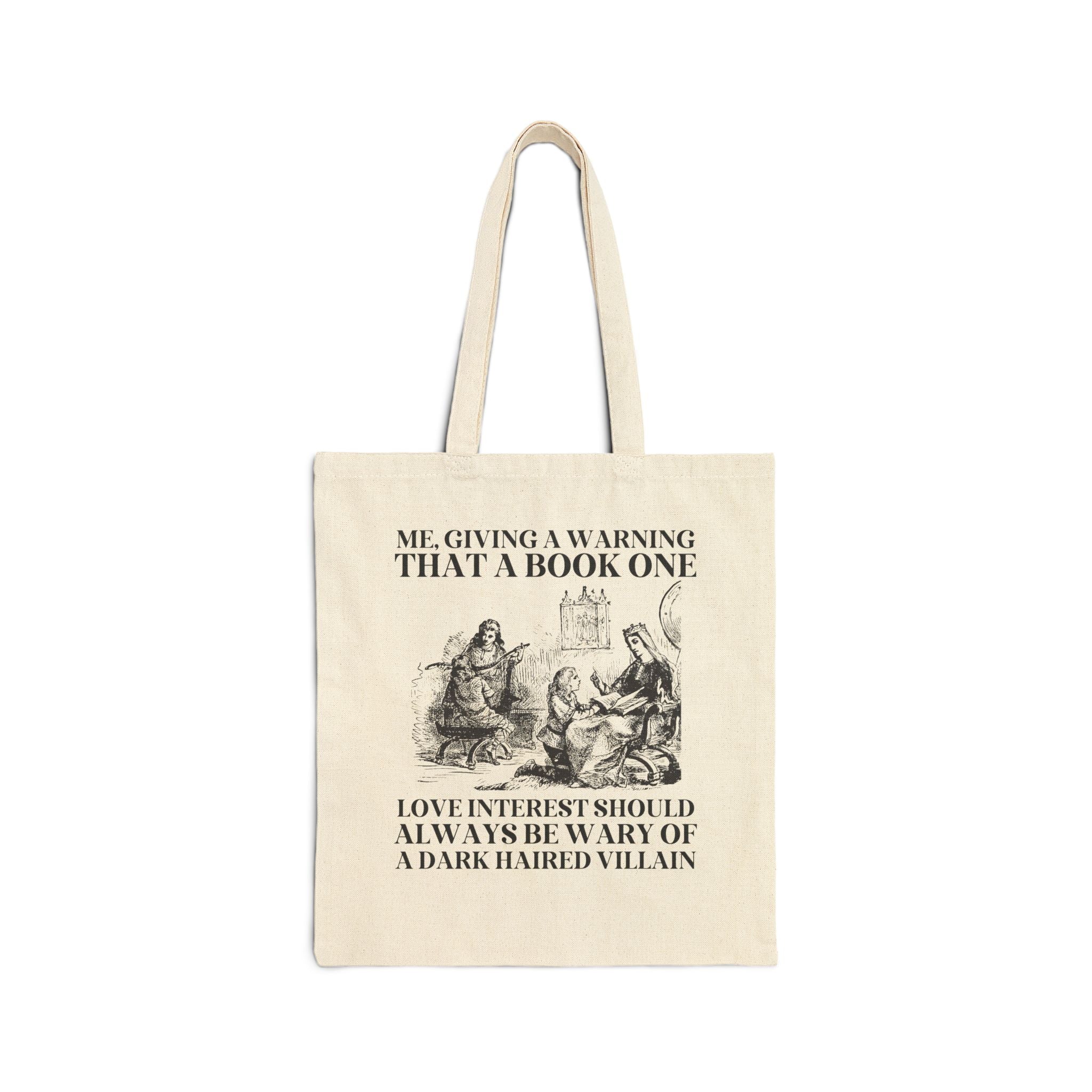 Dark Haired Villain Tote - Opal and June