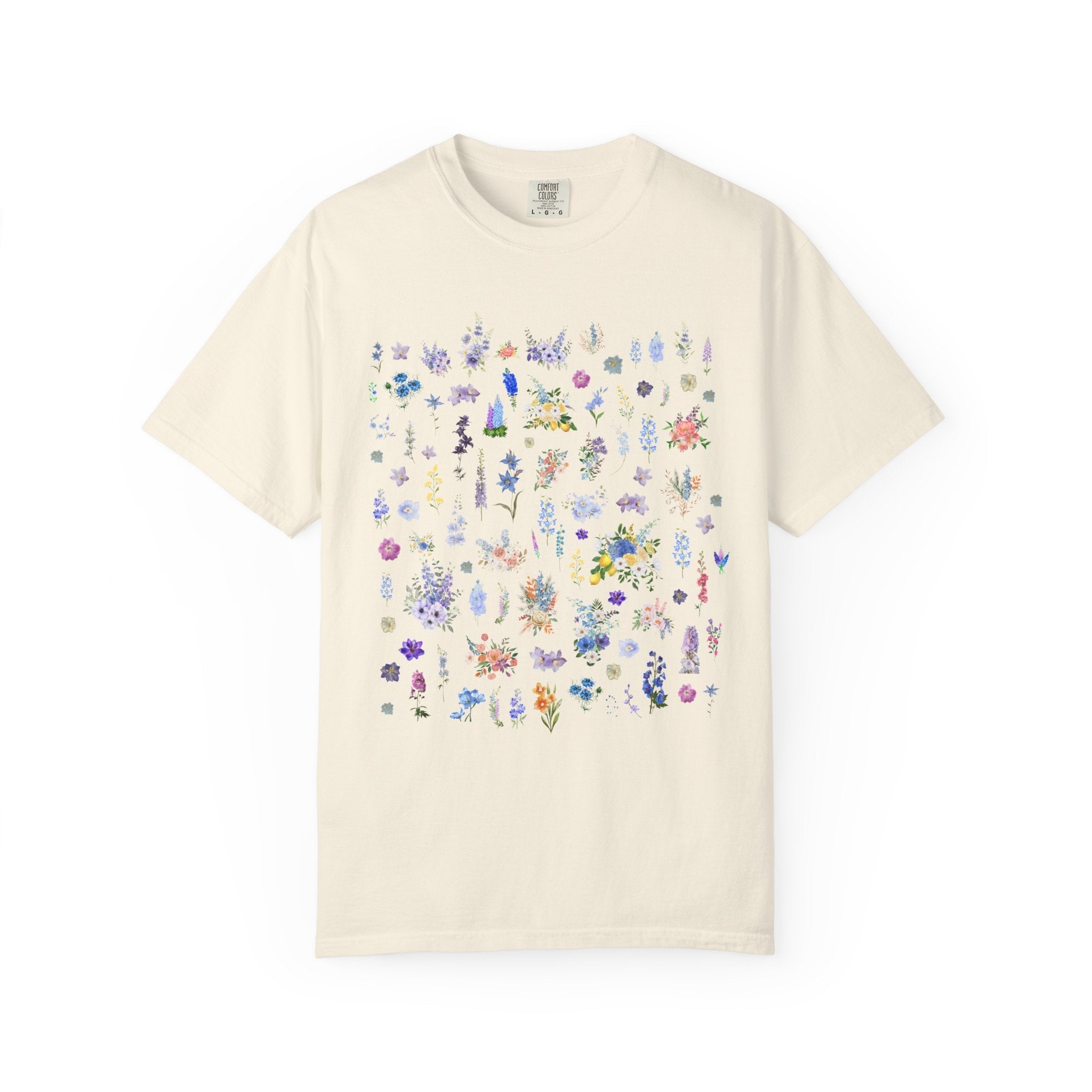 Delphinium Flower T-Shirt - Opal and June