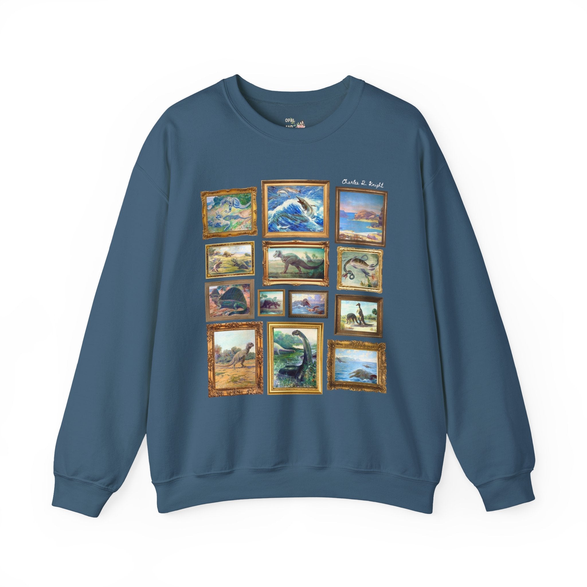 Dinosaur Lover Art History Sweatshirt - Opal and June
