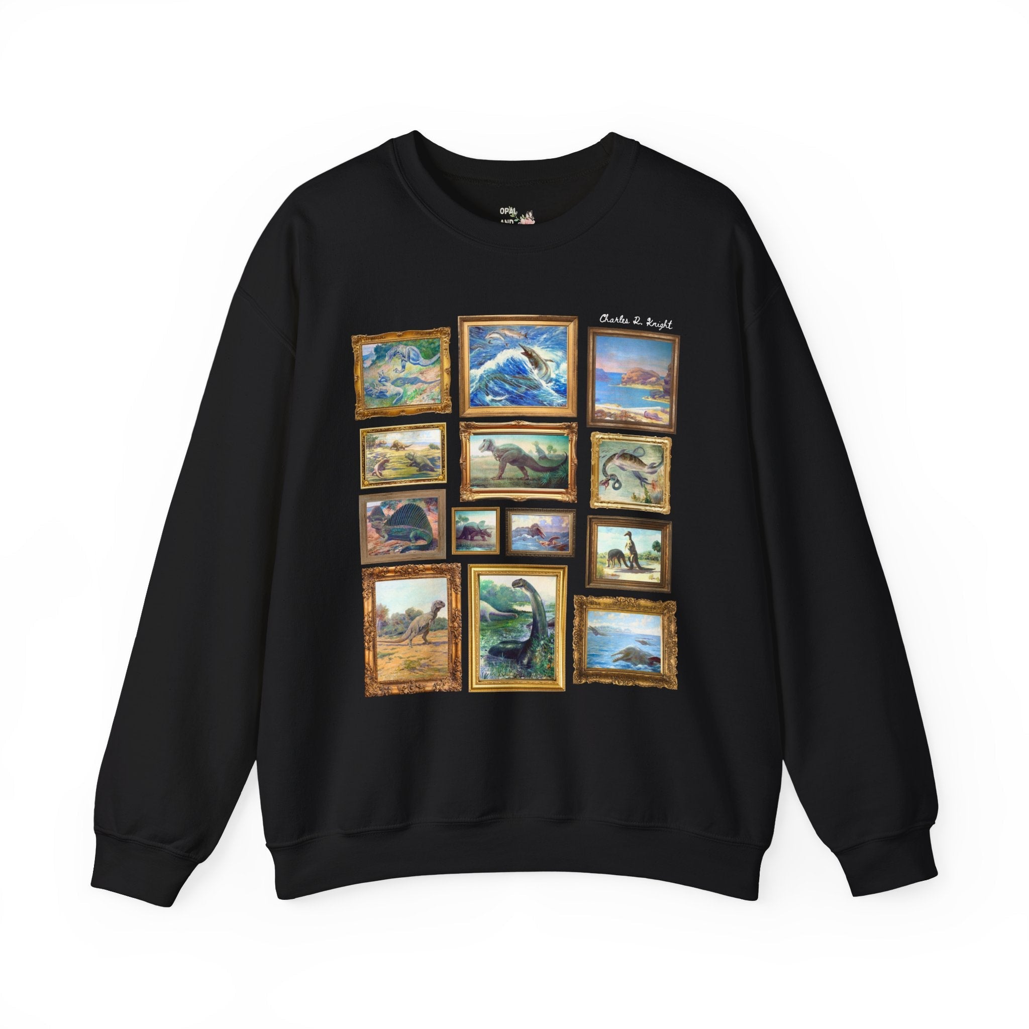 Dinosaur Lover Art History Sweatshirt - Opal and June