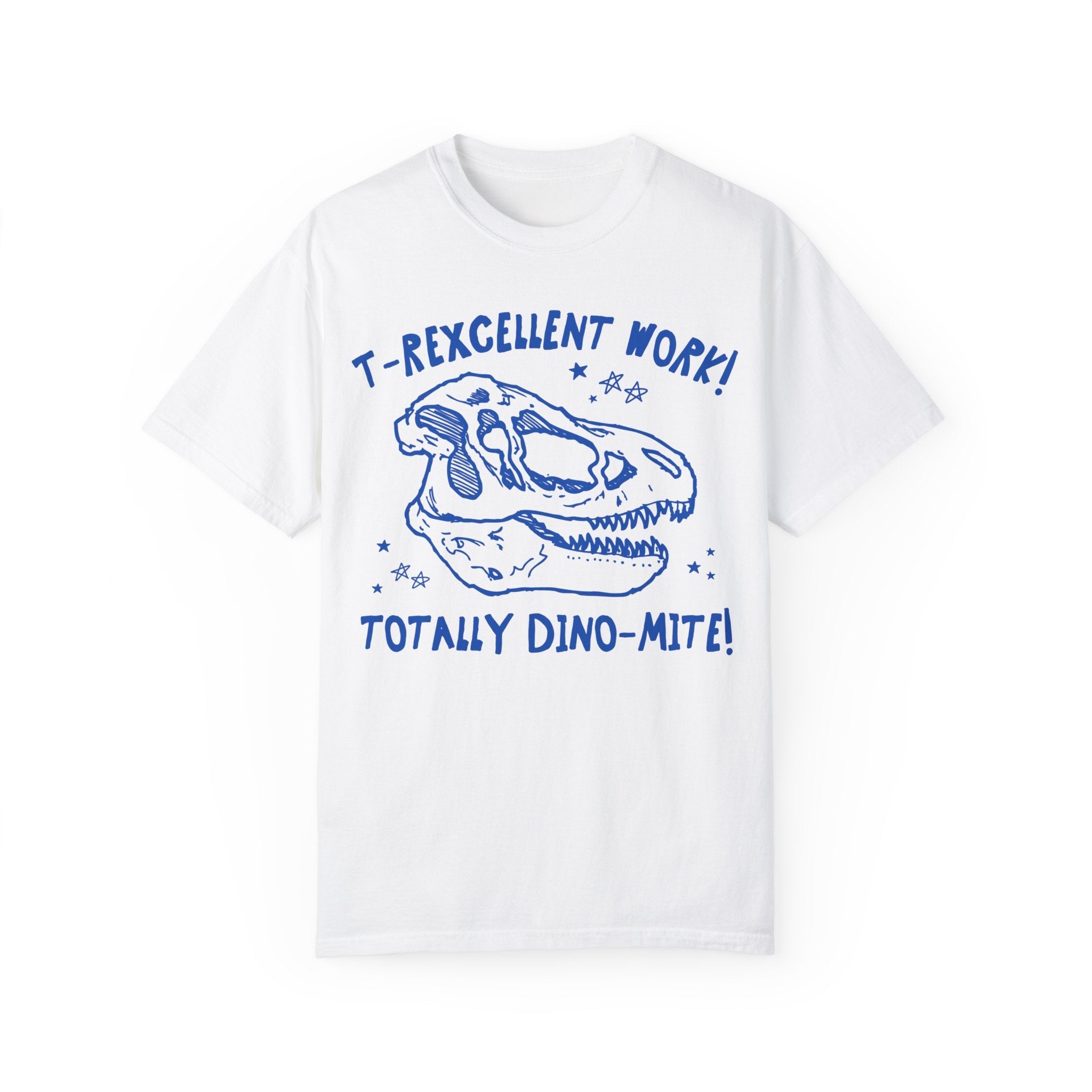 Dinosaur Teacher Tee Shirt for Kindergarten Teacher or Second Grade Teaching Assistant: T - Rexcellent Work! Cute Science Teacher T-Shirt - Opal and June