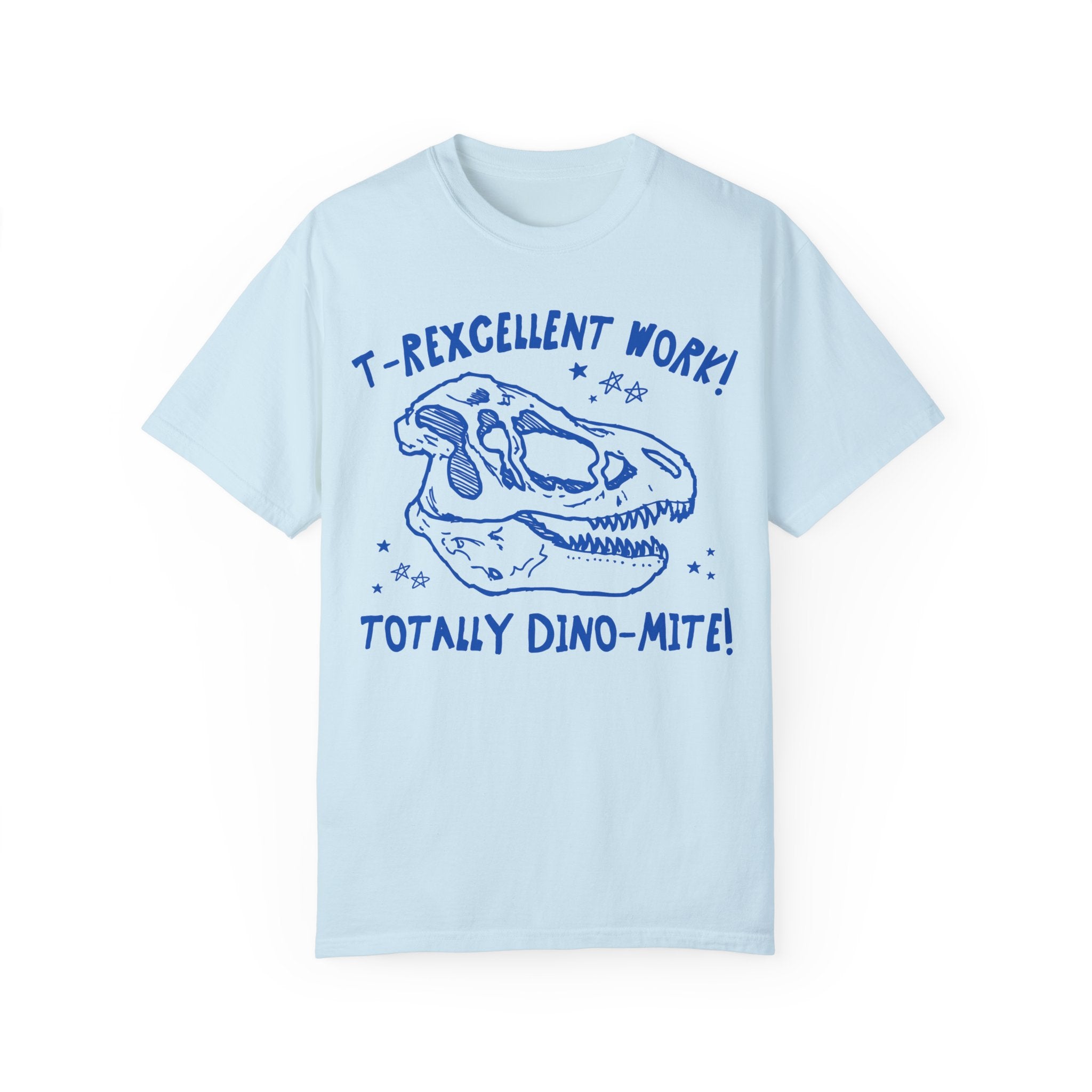 Dinosaur Teacher Tee Shirt for Kindergarten Teacher or Second Grade Teaching Assistant: T - Rexcellent Work! Cute Science Teacher T-Shirt - Opal and June