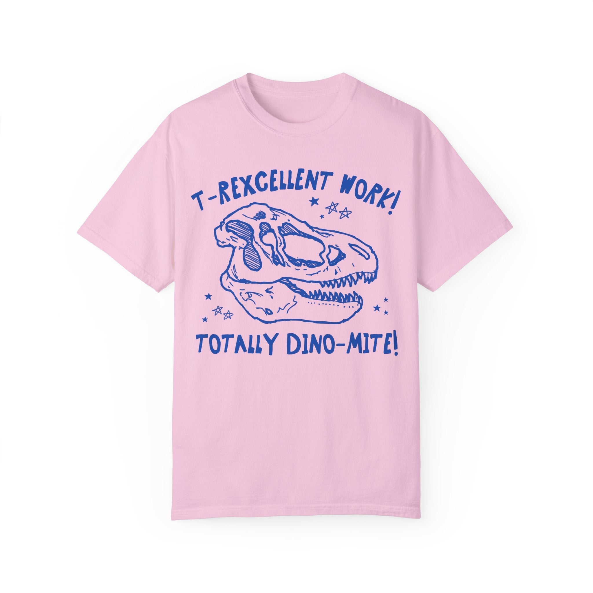 Dinosaur Teacher Tee Shirt for Kindergarten Teacher or Second Grade Teaching Assistant: T - Rexcellent Work! Cute Science Teacher T-Shirt - Opal and June