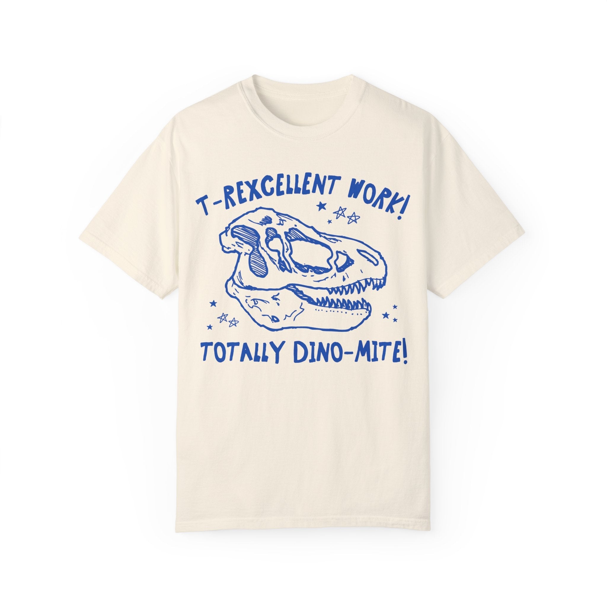 Dinosaur Teacher Tee Shirt for Kindergarten Teacher or Second Grade Teaching Assistant: T - Rexcellent Work! Cute Science Teacher T-Shirt - Opal and June