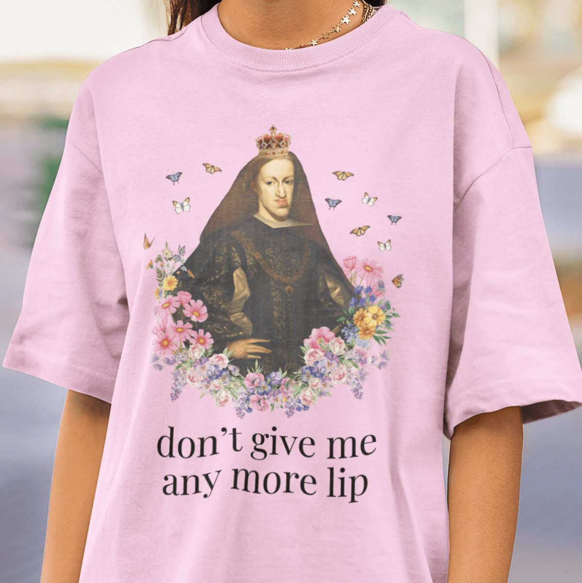 Don't Give Me Any More Lip History Tee - Opal and June