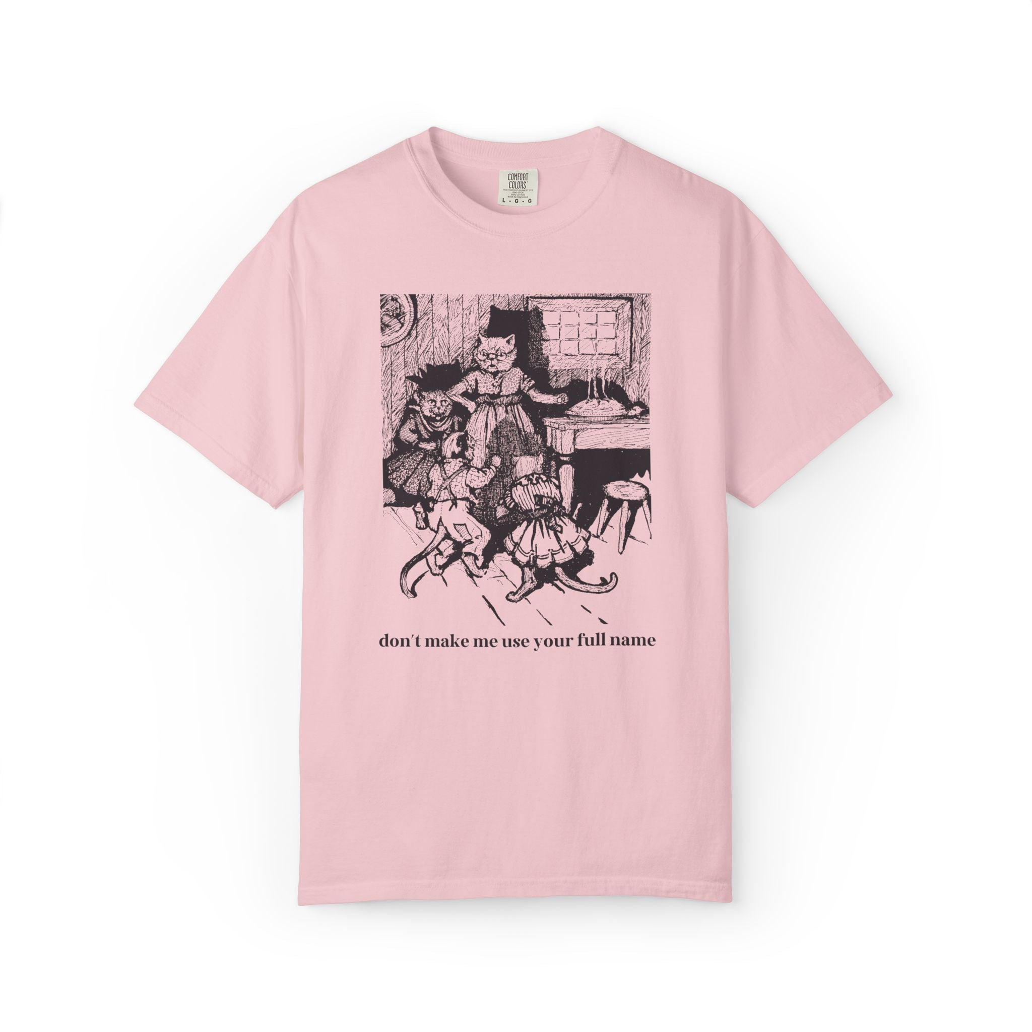 Don't Make Me Use Your Full Name Cat Mom Tee Shirt for Mom of Toddlers, Mama of Teens Funny and Silly Mother's Day Gift from Daughter or Son - Opal and June