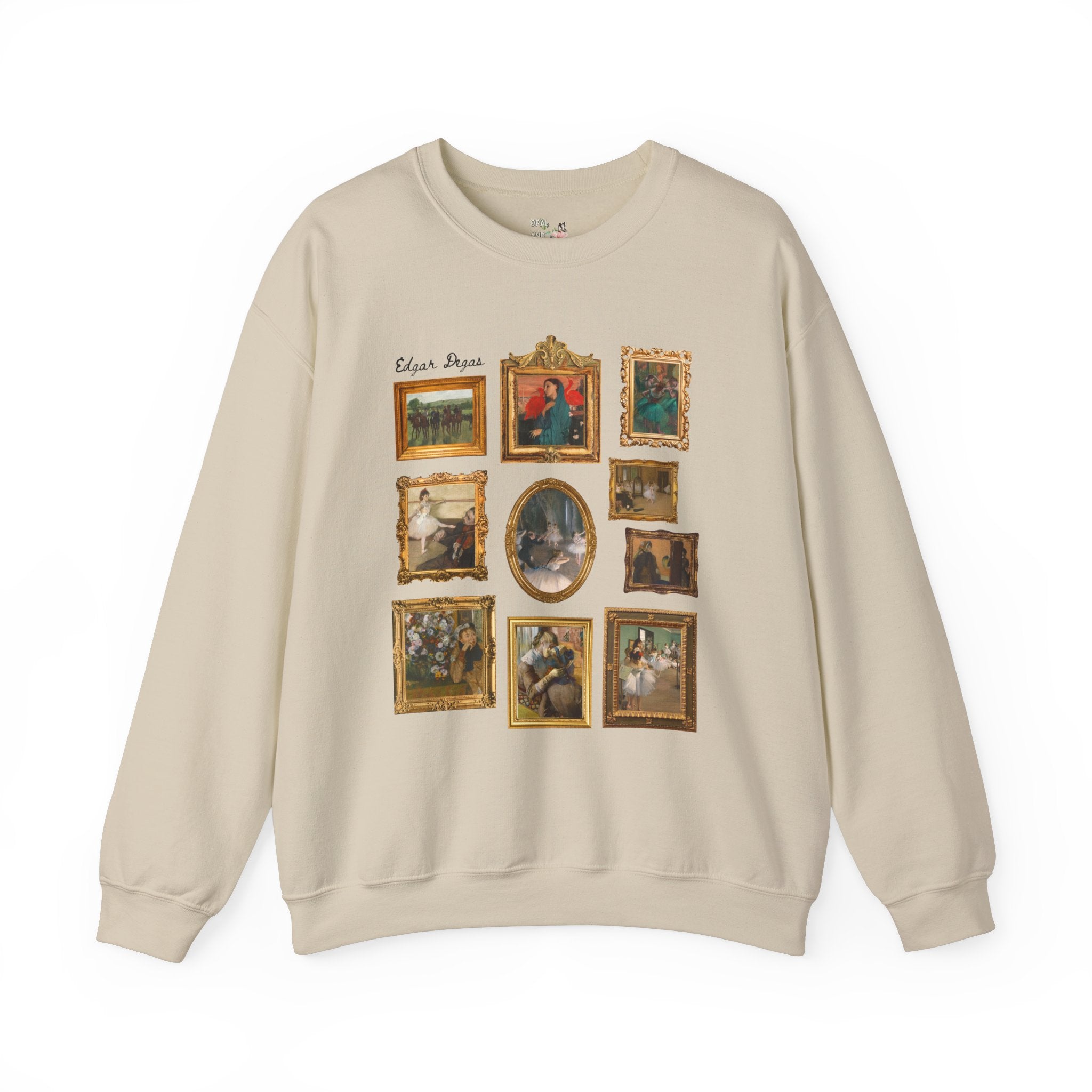 Edgar Degas Art History Sweatshirt: 19th Century French Impressionist Humanities Major Gift, Ballerina Dancer or Historian, Famous Paintings - Opal and June