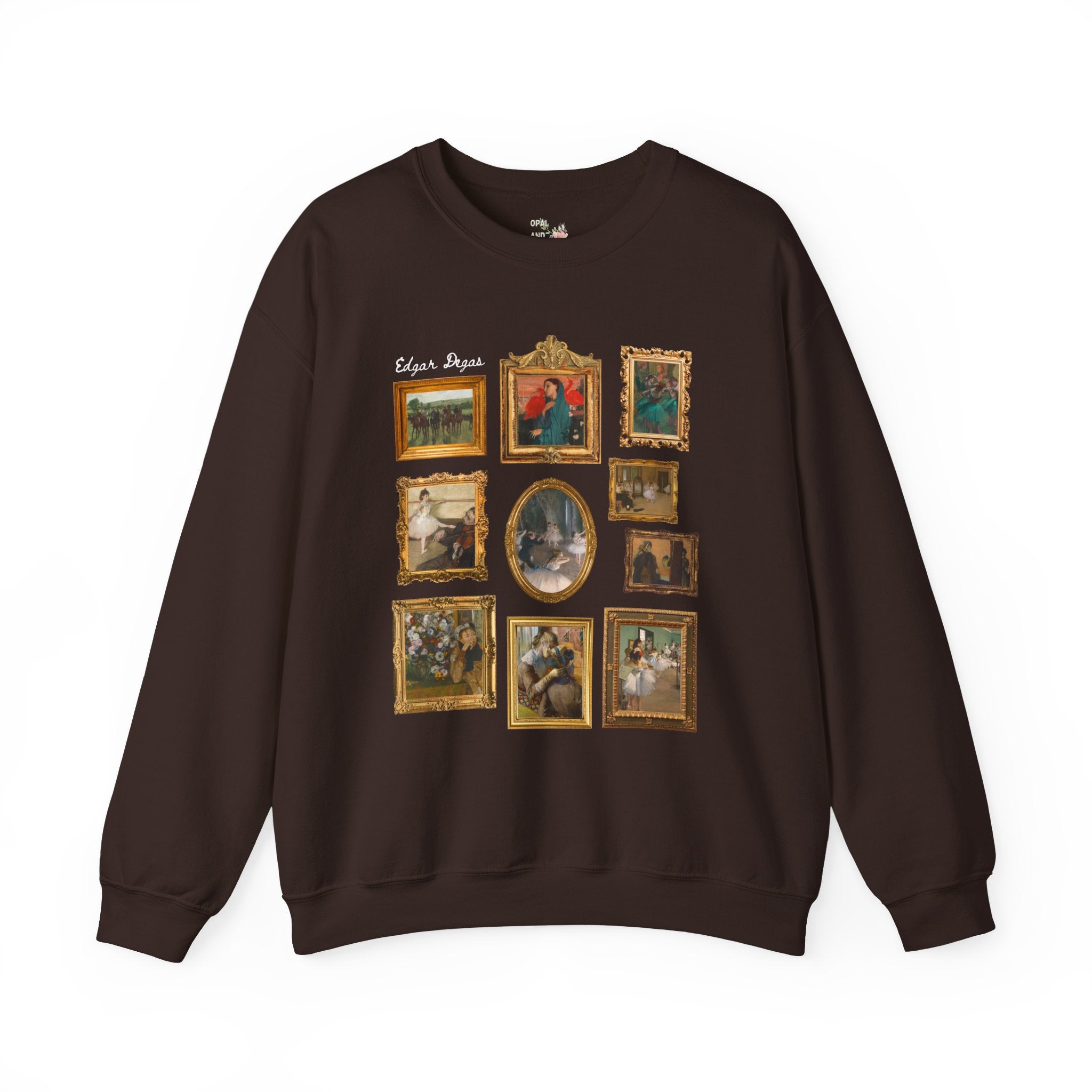 Edgar Degas Art History Sweatshirt: 19th Century French Impressionist Humanities Major Gift, Ballerina Dancer or Historian, Famous Paintings - Opal and June