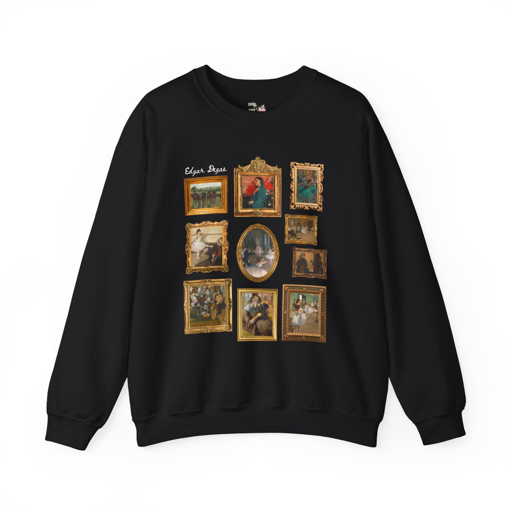 Edgar Degas Art History Sweatshirt: 19th Century French Impressionist Humanities Major Gift, Ballerina Dancer or Historian, Famous Paintings - Opal and June
