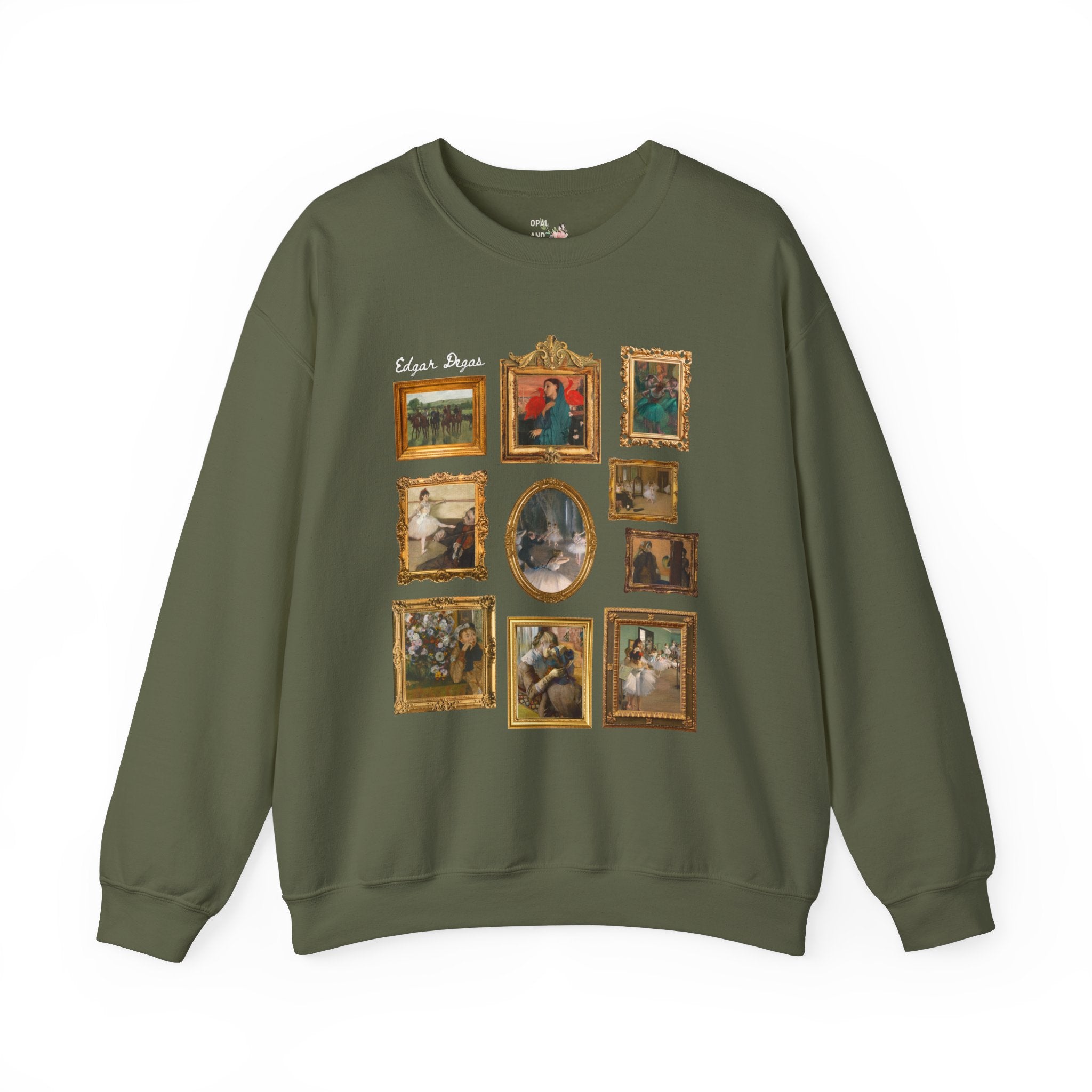 Edgar Degas Art History Sweatshirt: 19th Century French Impressionist Humanities Major Gift, Ballerina Dancer or Historian, Famous Paintings - Opal and June