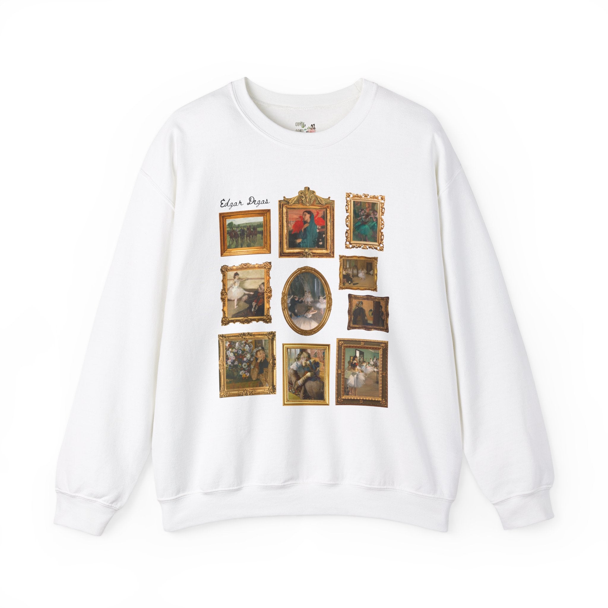 Edgar Degas Art History Sweatshirt: 19th Century French Impressionist Humanities Major Gift, Ballerina Dancer or Historian, Famous Paintings - Opal and June