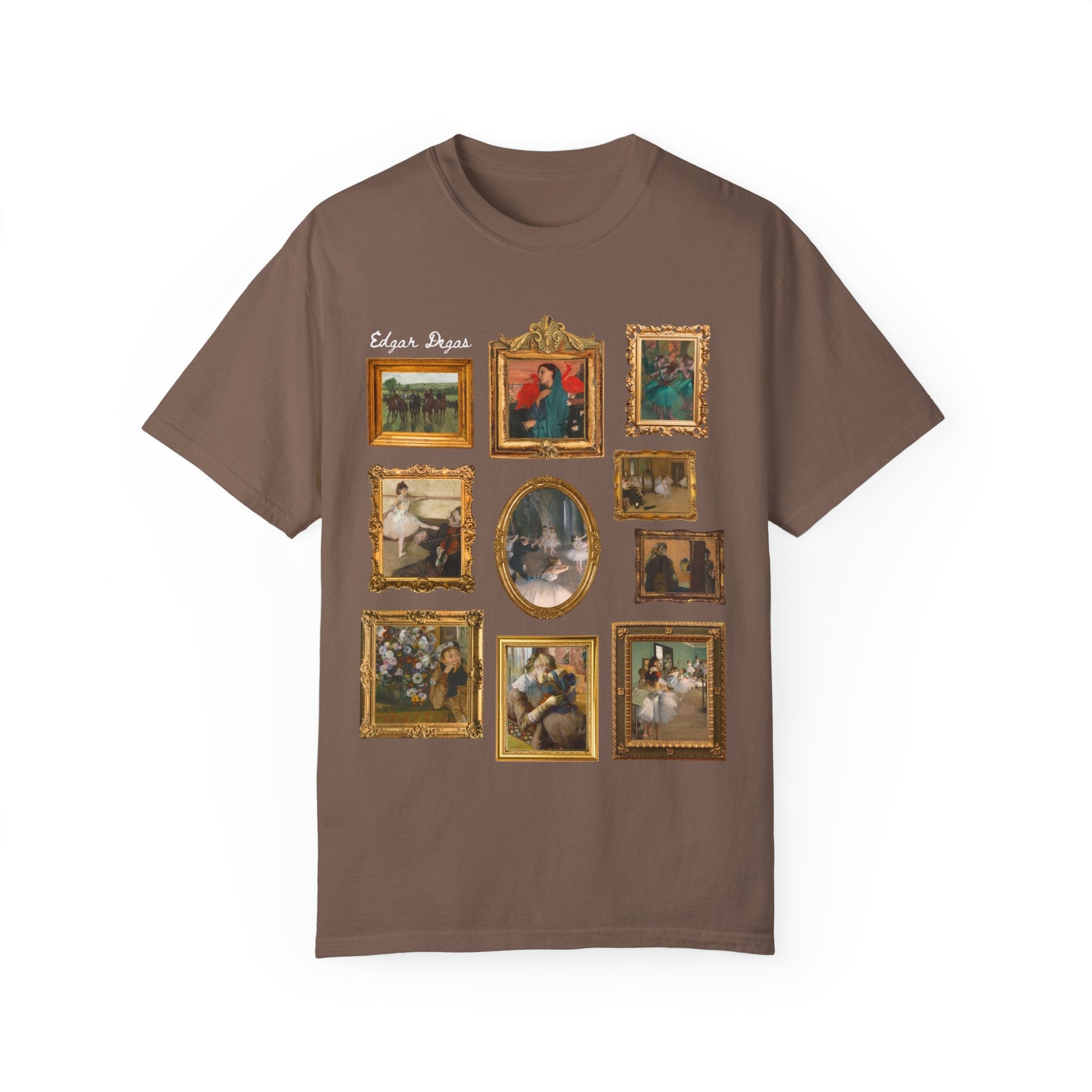 Edgar Degas Art History T-Shirt: 19th Century French Impressionist Humanities Major Gift for Ballerina Dancer or Historian, Famous Paintings - Opal and June