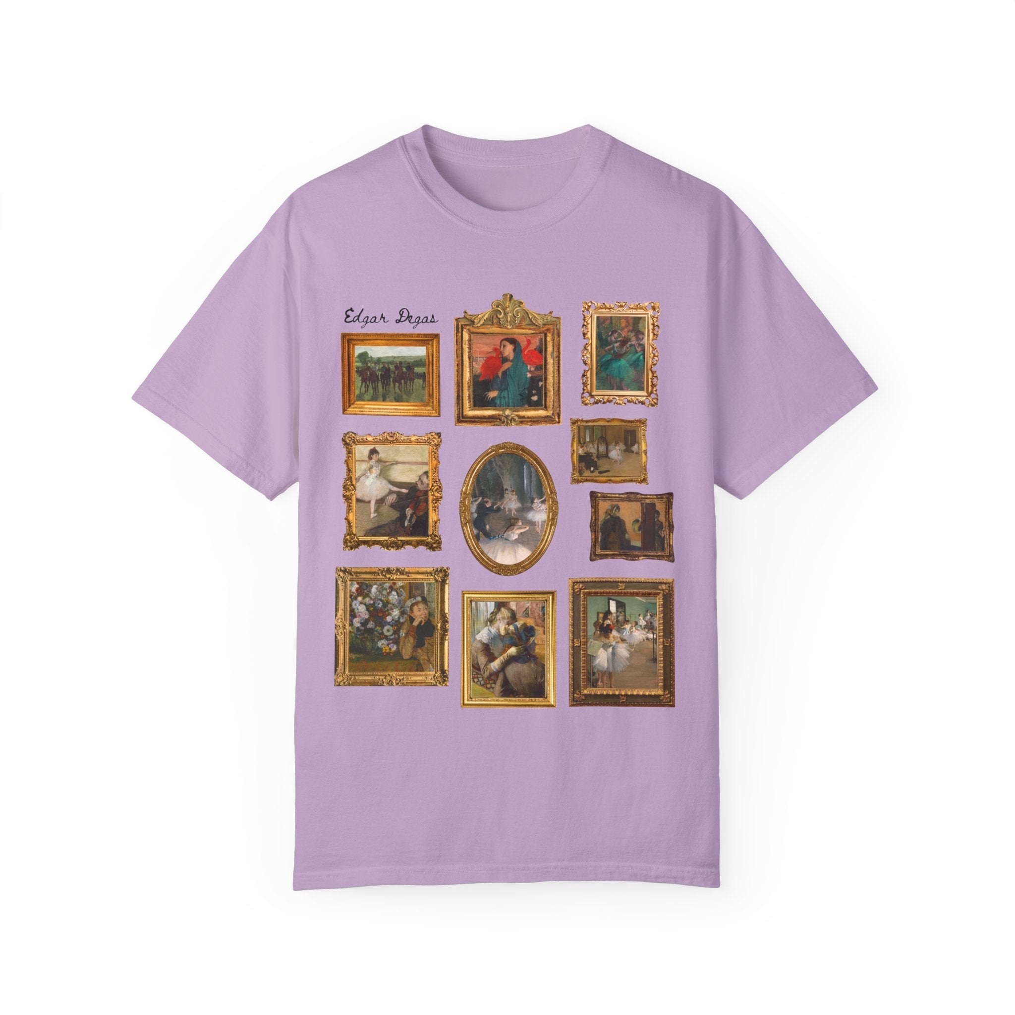 Edgar Degas Art History T-Shirt: 19th Century French Impressionist Humanities Major Gift for Ballerina Dancer or Historian, Famous Paintings - Opal and June