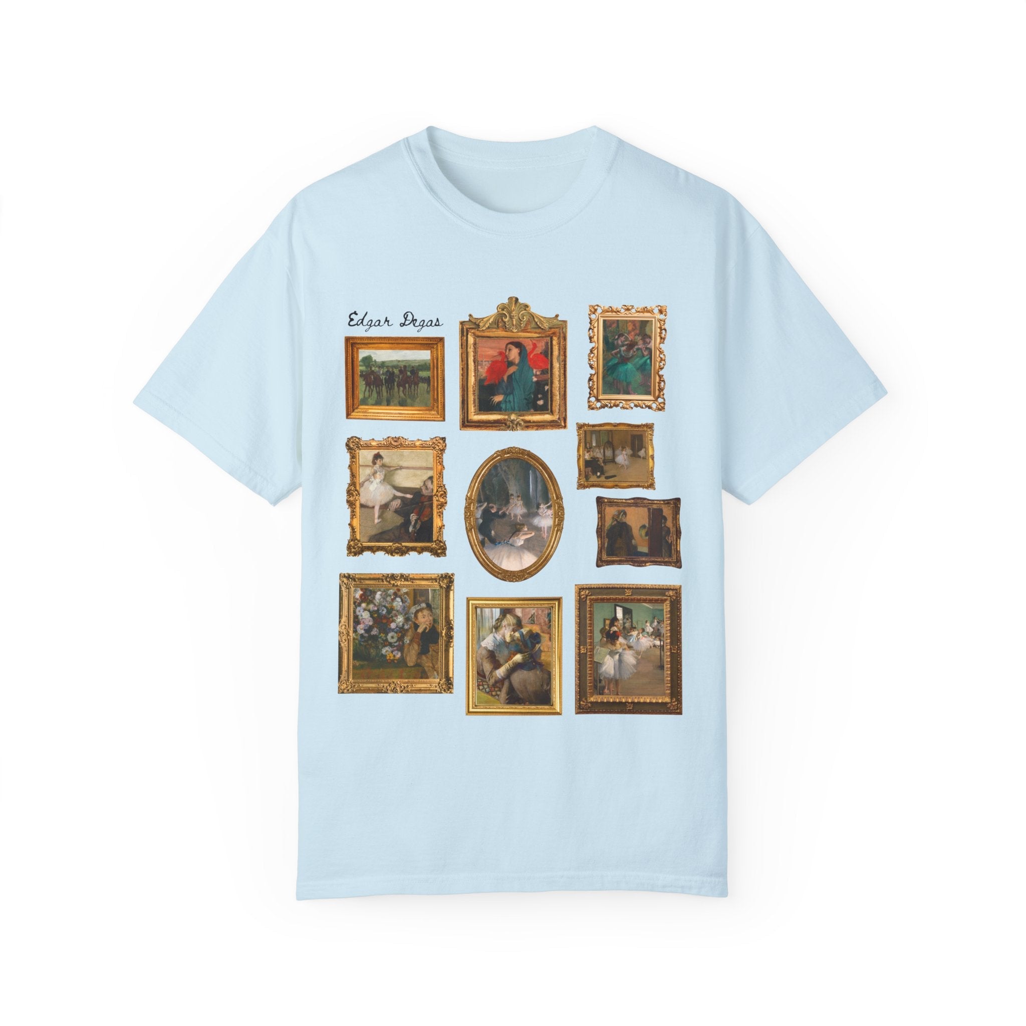 Edgar Degas Art History T-Shirt: 19th Century French Impressionist Humanities Major Gift for Ballerina Dancer or Historian, Famous Paintings - Opal and June