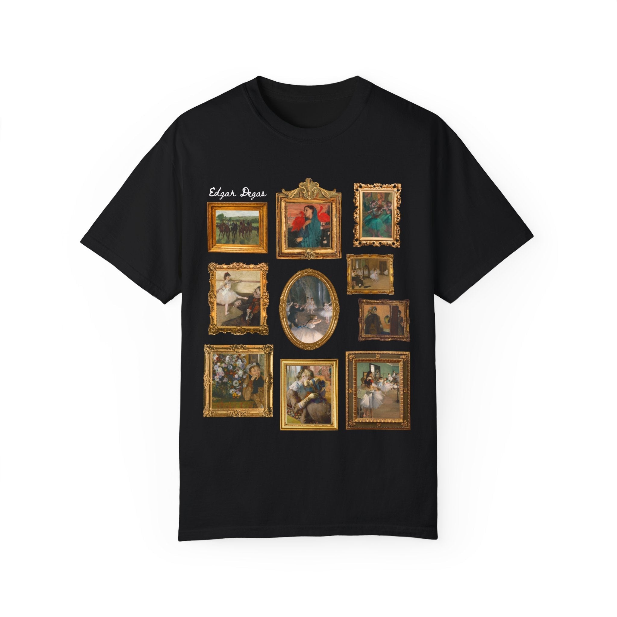 Edgar Degas Art History T-Shirt: 19th Century French Impressionist Humanities Major Gift for Ballerina Dancer or Historian, Famous Paintings - Opal and June