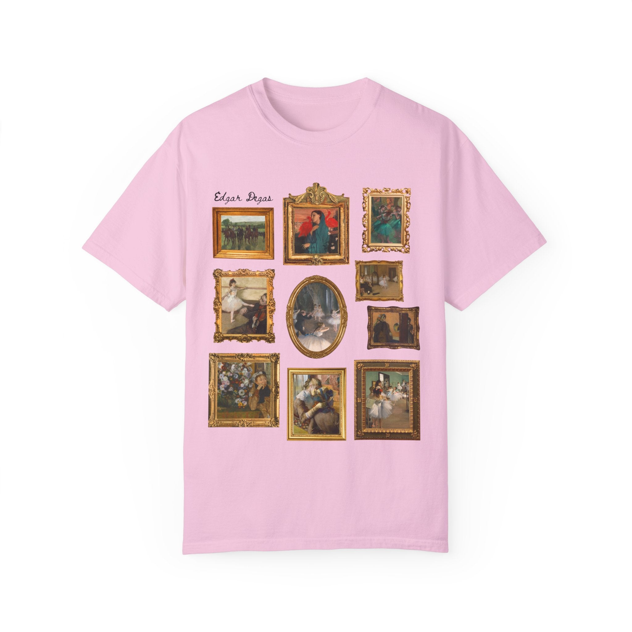 Edgar Degas Art History T-Shirt: 19th Century French Impressionist Humanities Major Gift for Ballerina Dancer or Historian, Famous Paintings - Opal and June