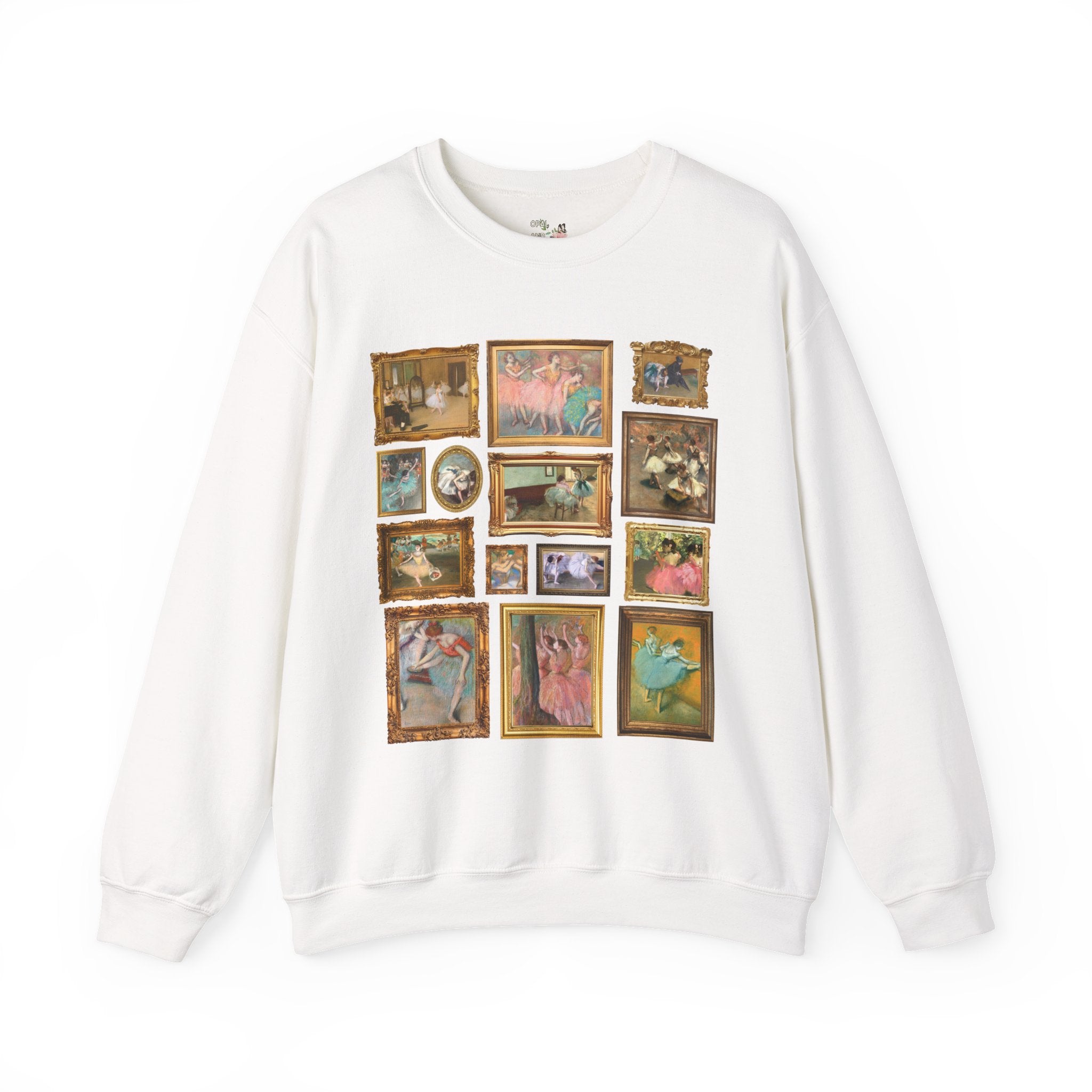 Edgar Degas Ballerina Paintings Sweatshirt, Art Historian or Ballet Teacher, Cute Balletcore Museum Lover Shirt, Impressionist Art History - Opal and June