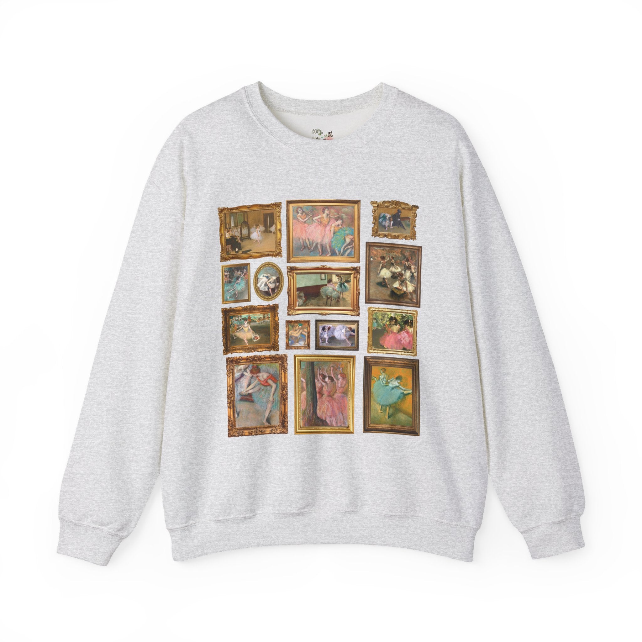 Edgar Degas Ballerina Paintings Sweatshirt, Art Historian or Ballet Teacher, Cute Balletcore Museum Lover Shirt, Impressionist Art History - Opal and June