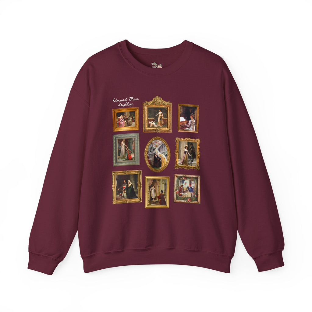 Edmund Blair Leighton Famous Paintings Sweatshirt: 19th Century Art History, Pre - Raphaelite Art Movement, European History Humanities Major - Opal and June