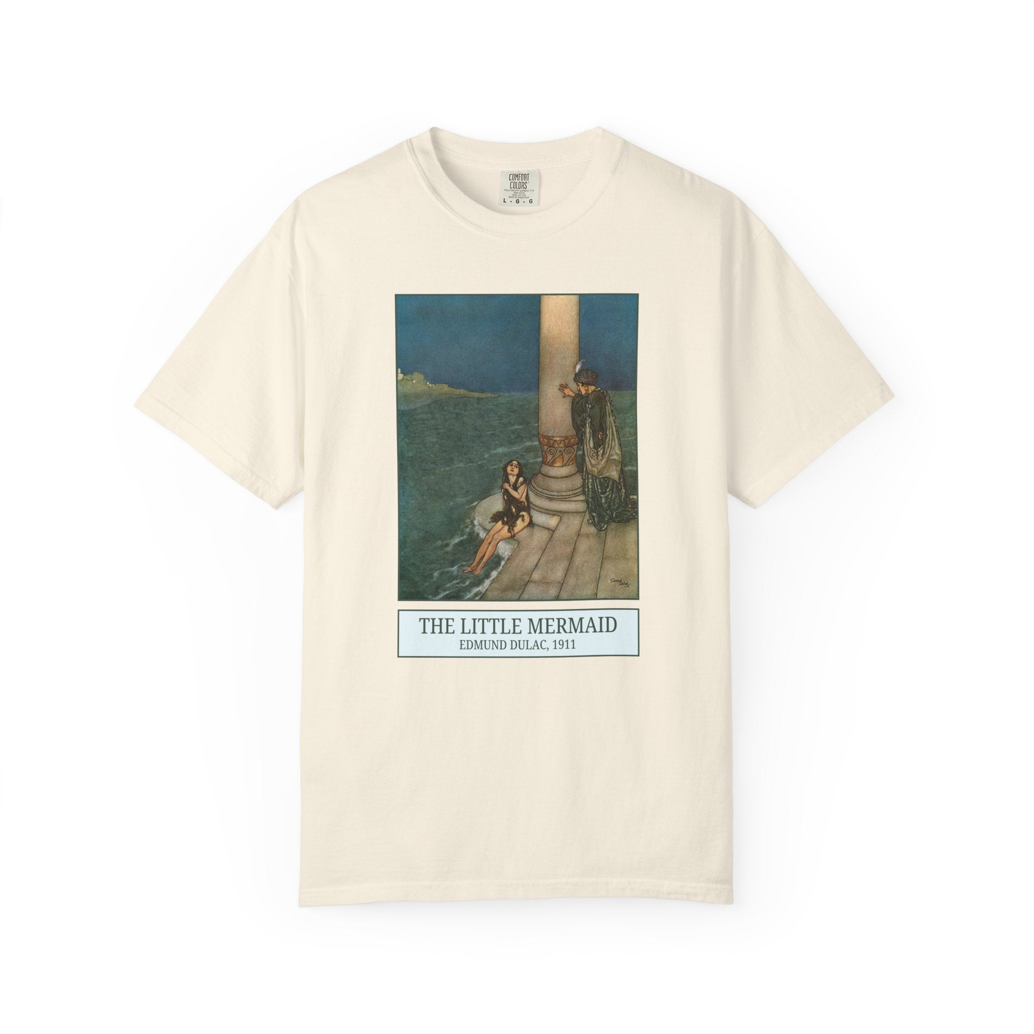 Edmund Dulac The Little Mermaid Gift, Famous Painting, Hans Christian Andersen Fairy Tale, European Folk Tale, 19th Century Literature Tee - Opal and June