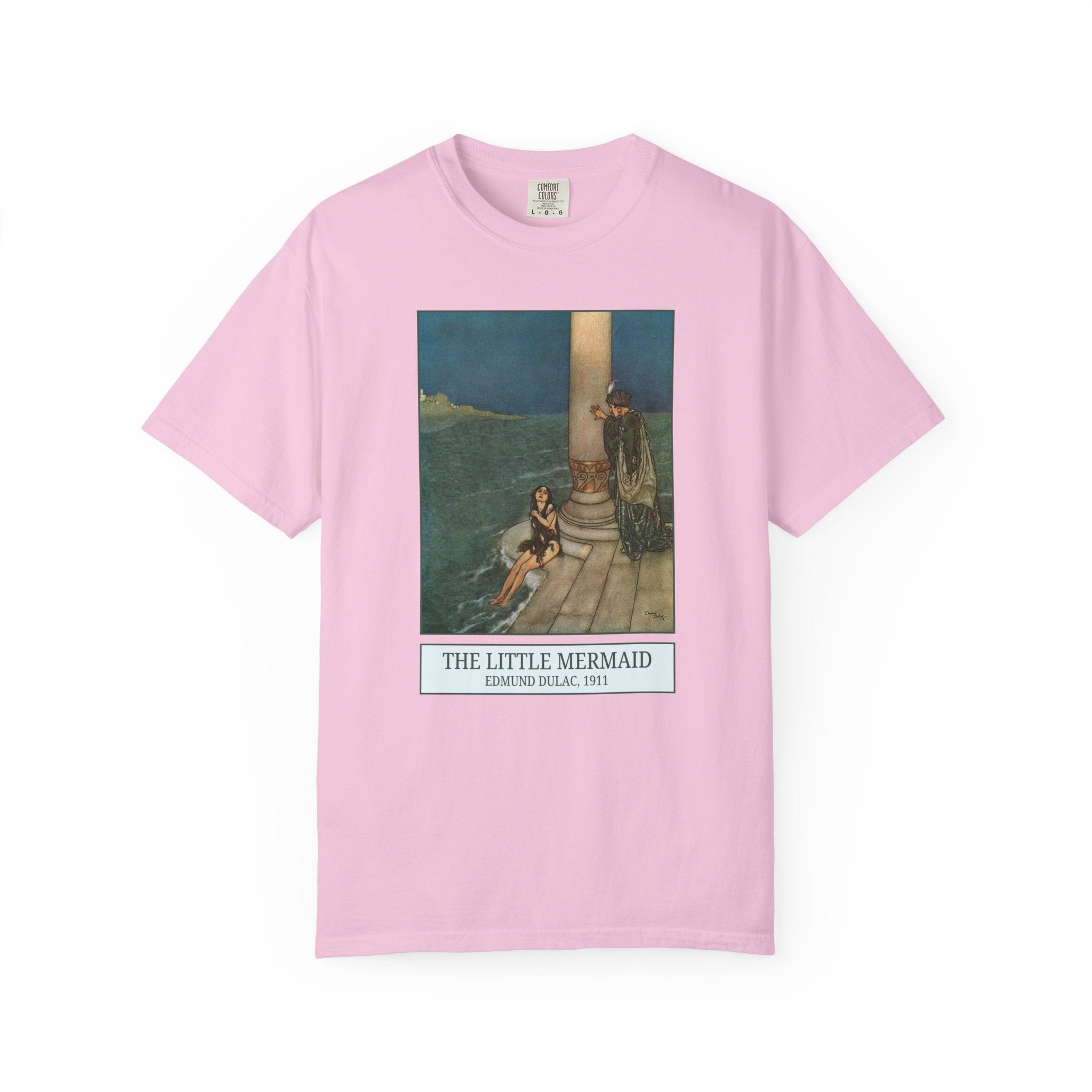 Edmund Dulac The Little Mermaid Gift, Famous Painting, Hans Christian Andersen Fairy Tale, European Folk Tale, 19th Century Literature Tee - Opal and June