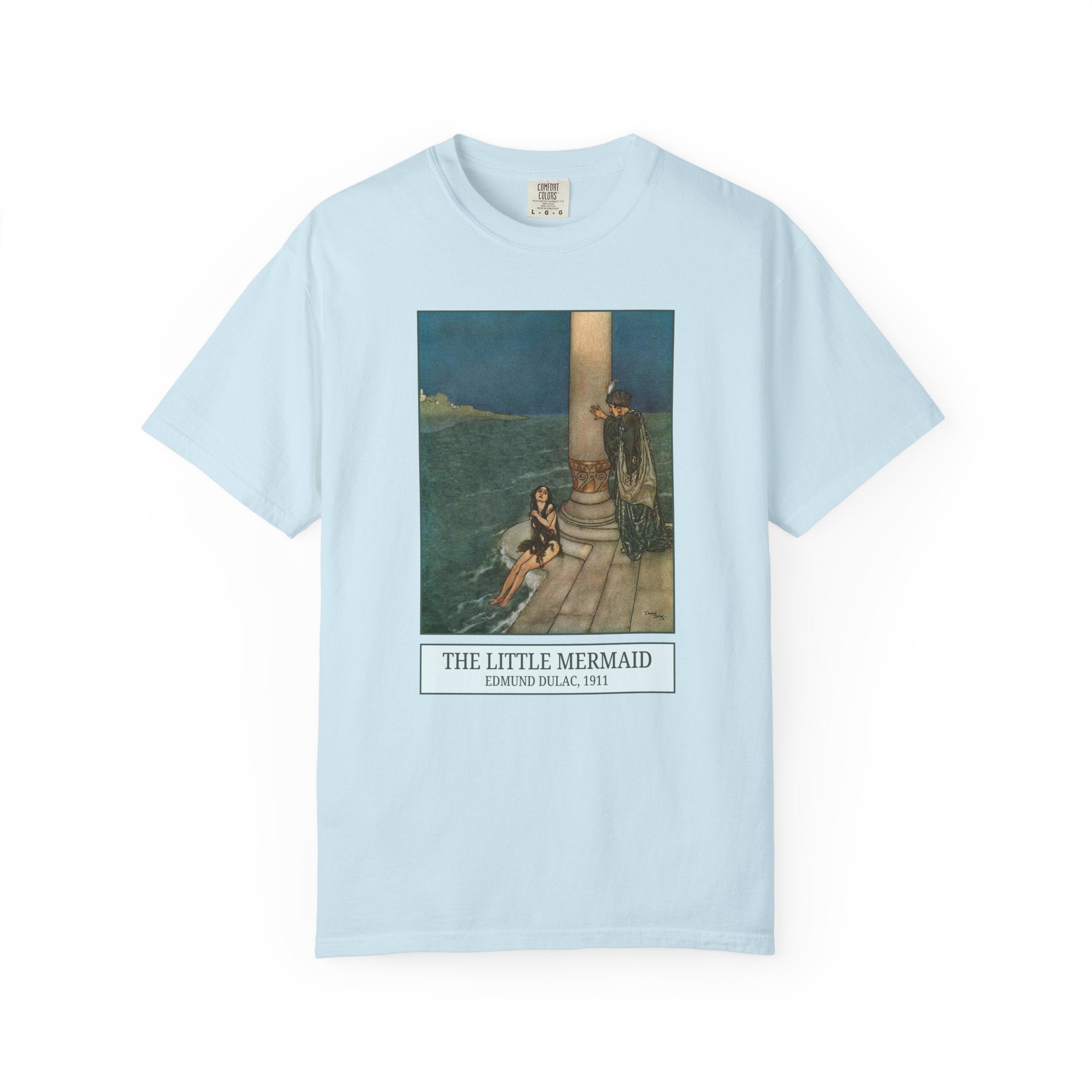 Edmund Dulac The Little Mermaid Gift, Famous Painting, Hans Christian Andersen Fairy Tale, European Folk Tale, 19th Century Literature Tee - Opal and June
