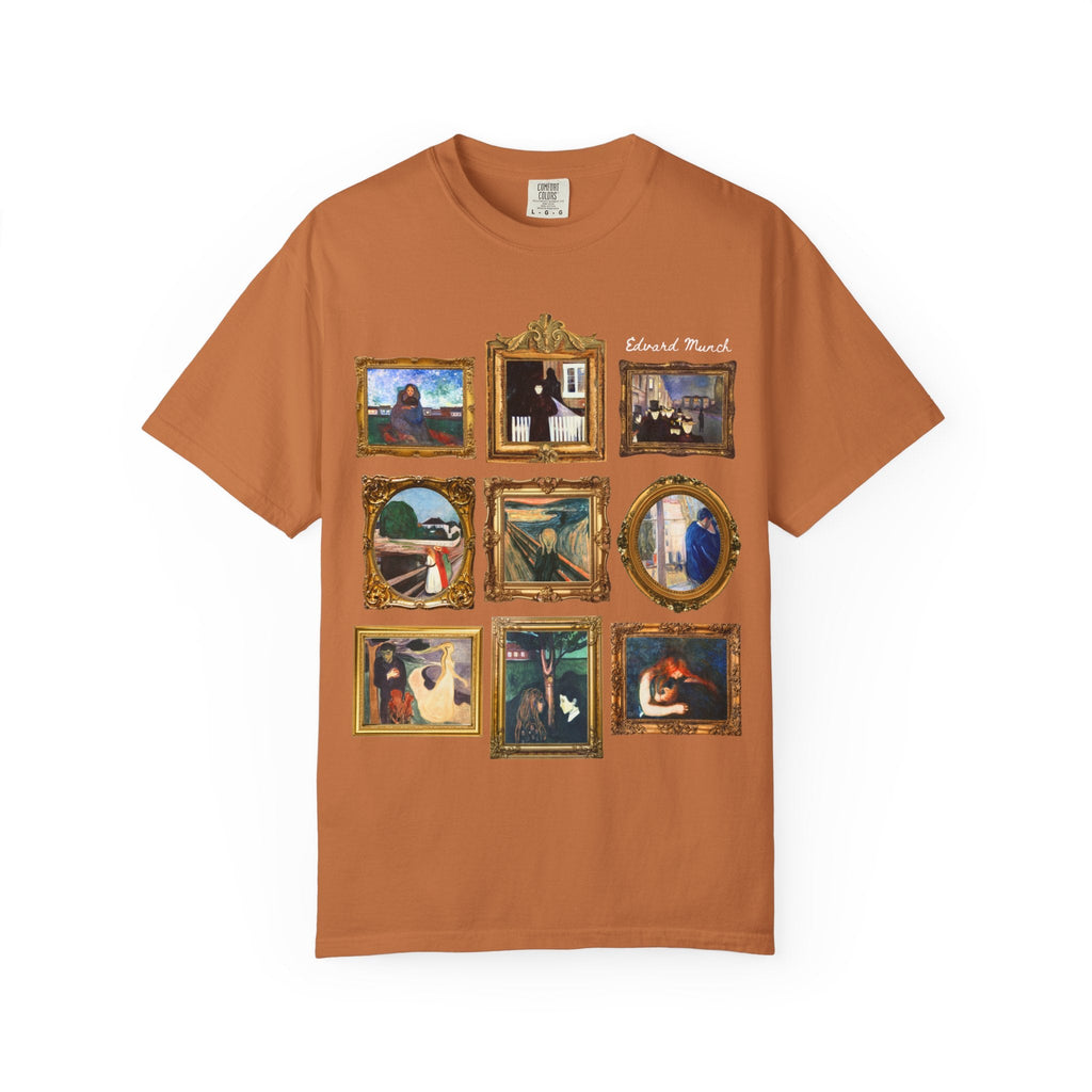 Edvard Munch Art History Teacher Tee Shirt, Gothic Expressionism Paintings, Famous Paintings, 19th Century Art, Symbolism Art History Gift - Opal and June